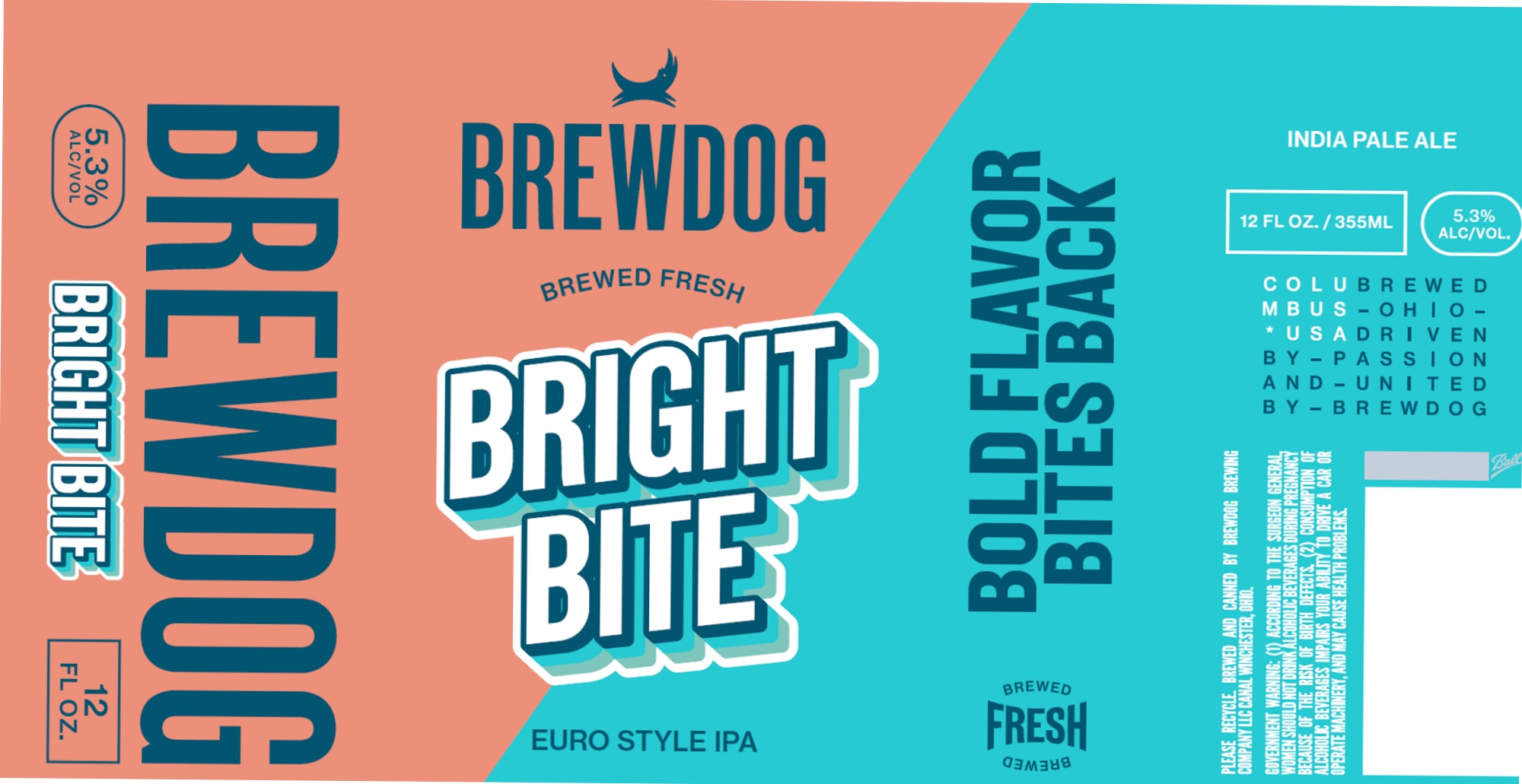 Bright Bite by BrewDog - beer label