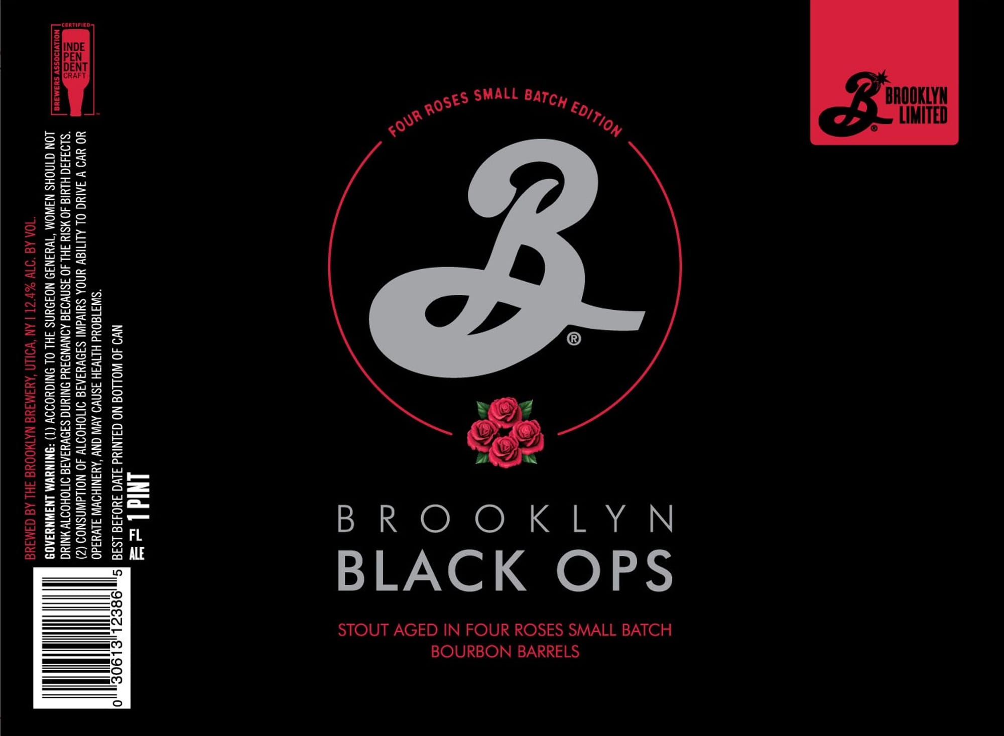 Black Ops by Brooklyn Brewery - beer label