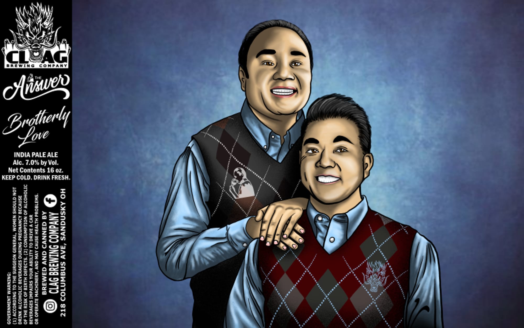 Brotherly Love by The Answer Brewing Company - beer label