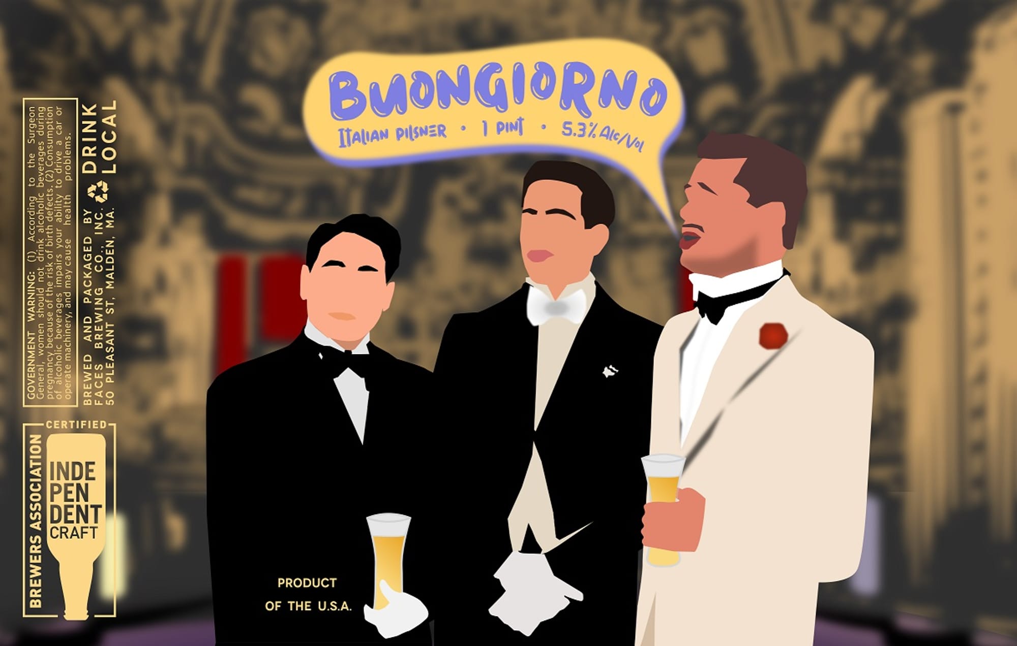 Buongiorno by Maldon - beer label