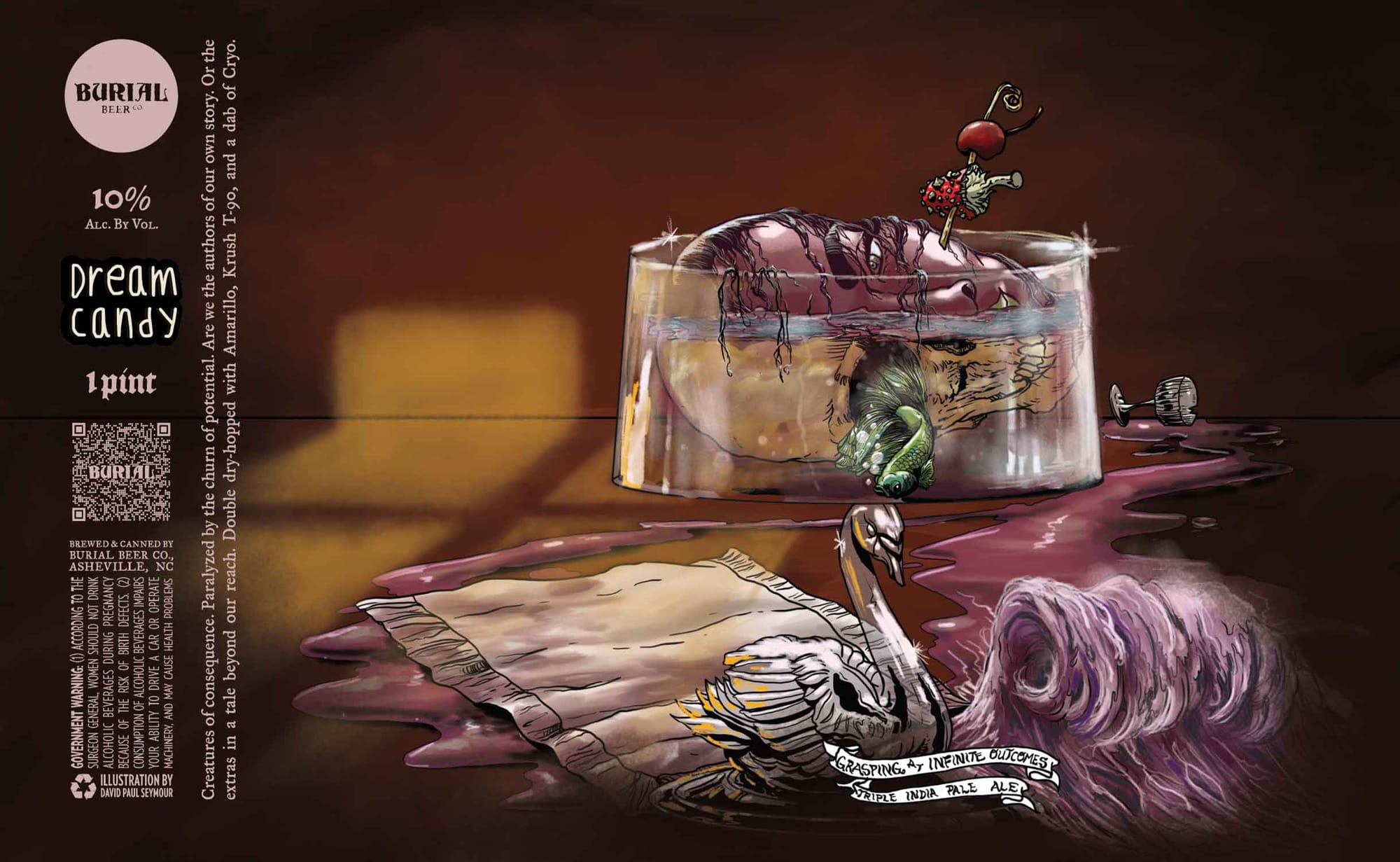 Dream Candy by Burial Beer Co. - beer label