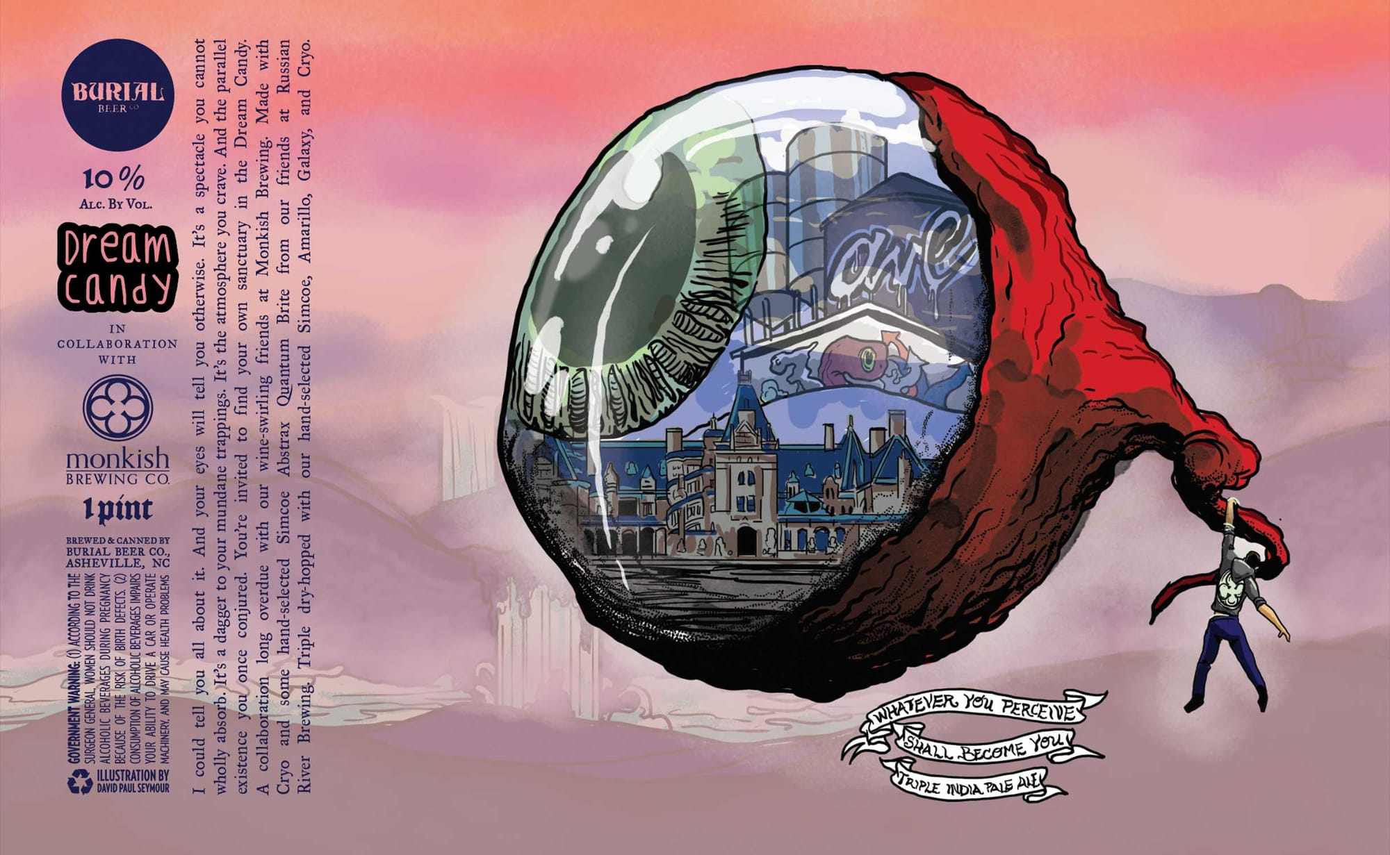 Dream Candy by Burial Beer Co. - beer label
