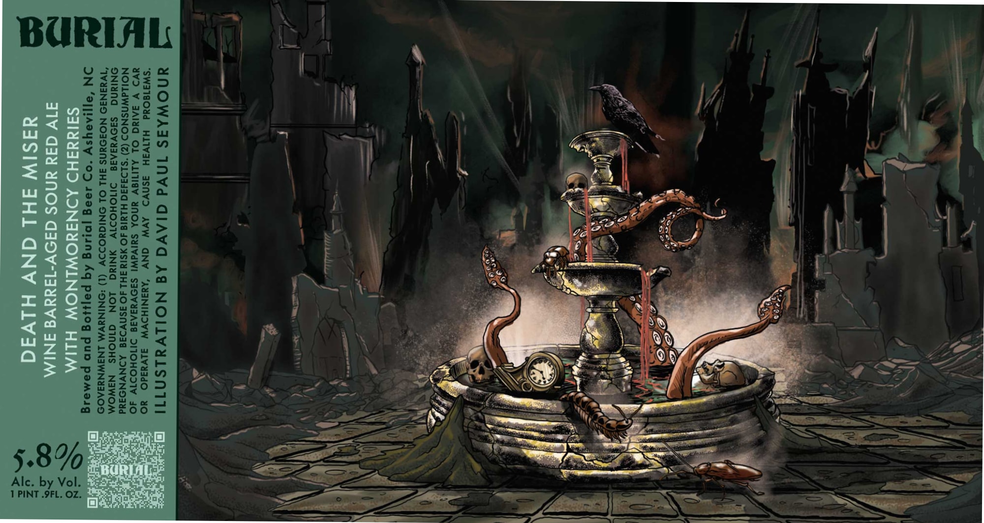 The Miser by Burial Beer Co. - beer label