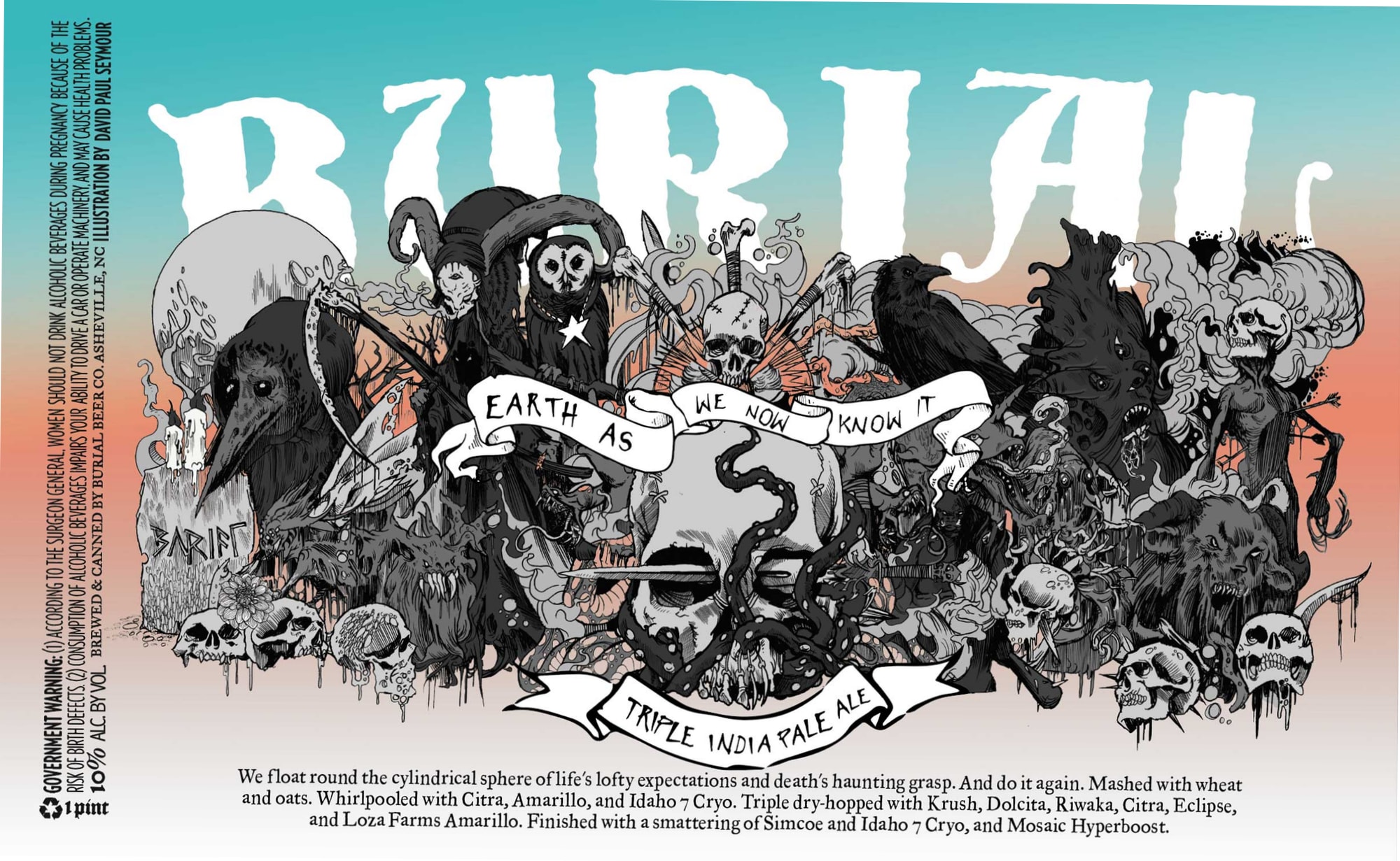 Burial by Burial Beer Co. - beer label