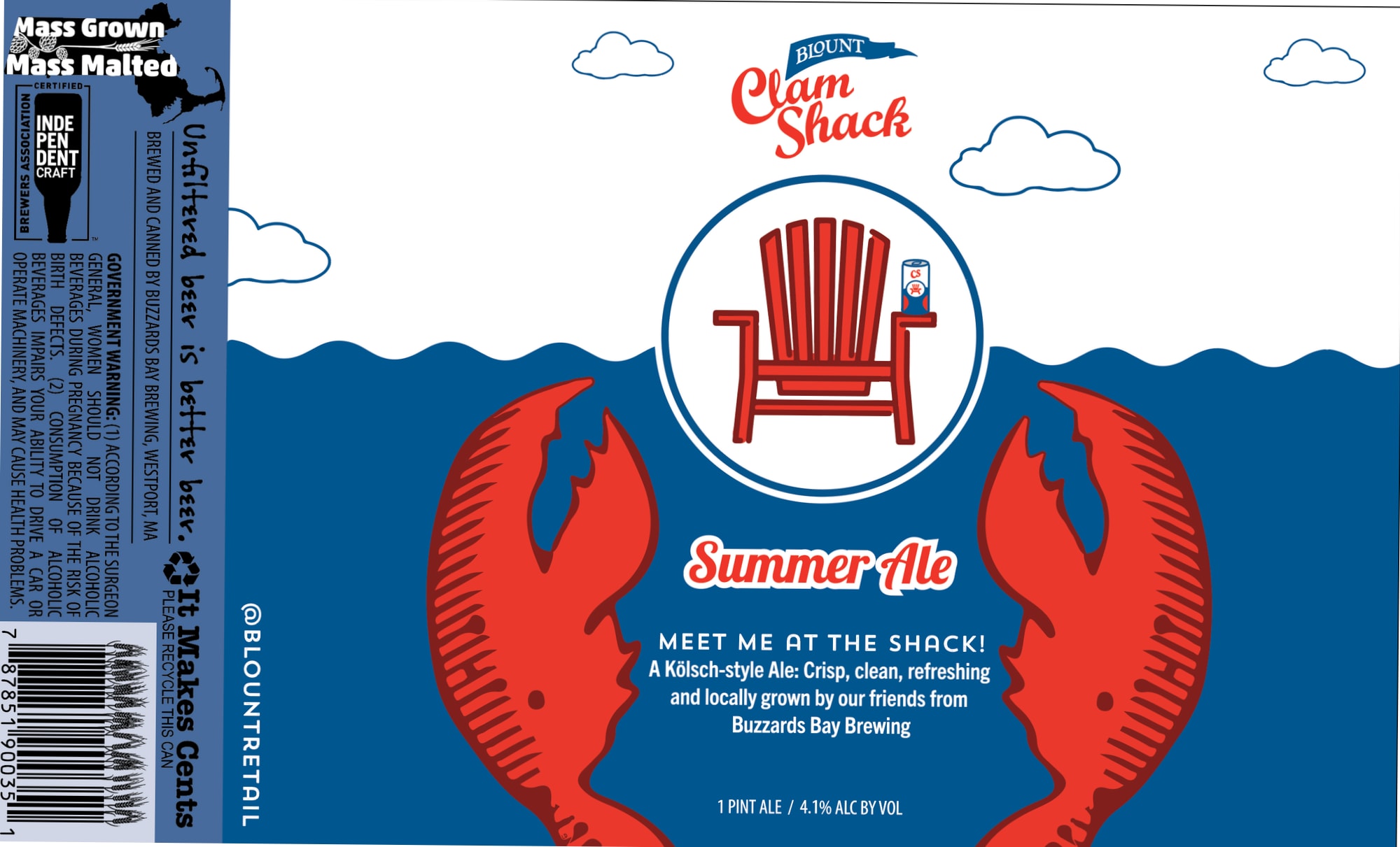 Summer Ale by Buzzards Bay Brewing - beer label