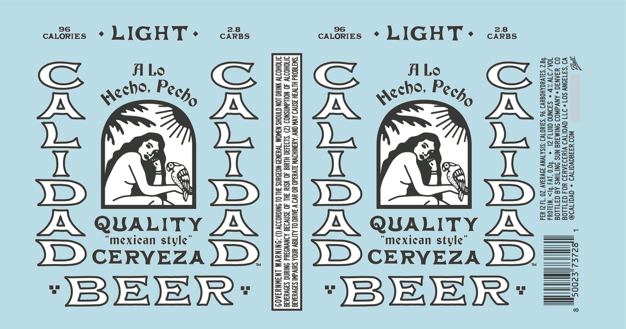 Calidad Cerveza by Cerveceria Calidad, LLC - beer label