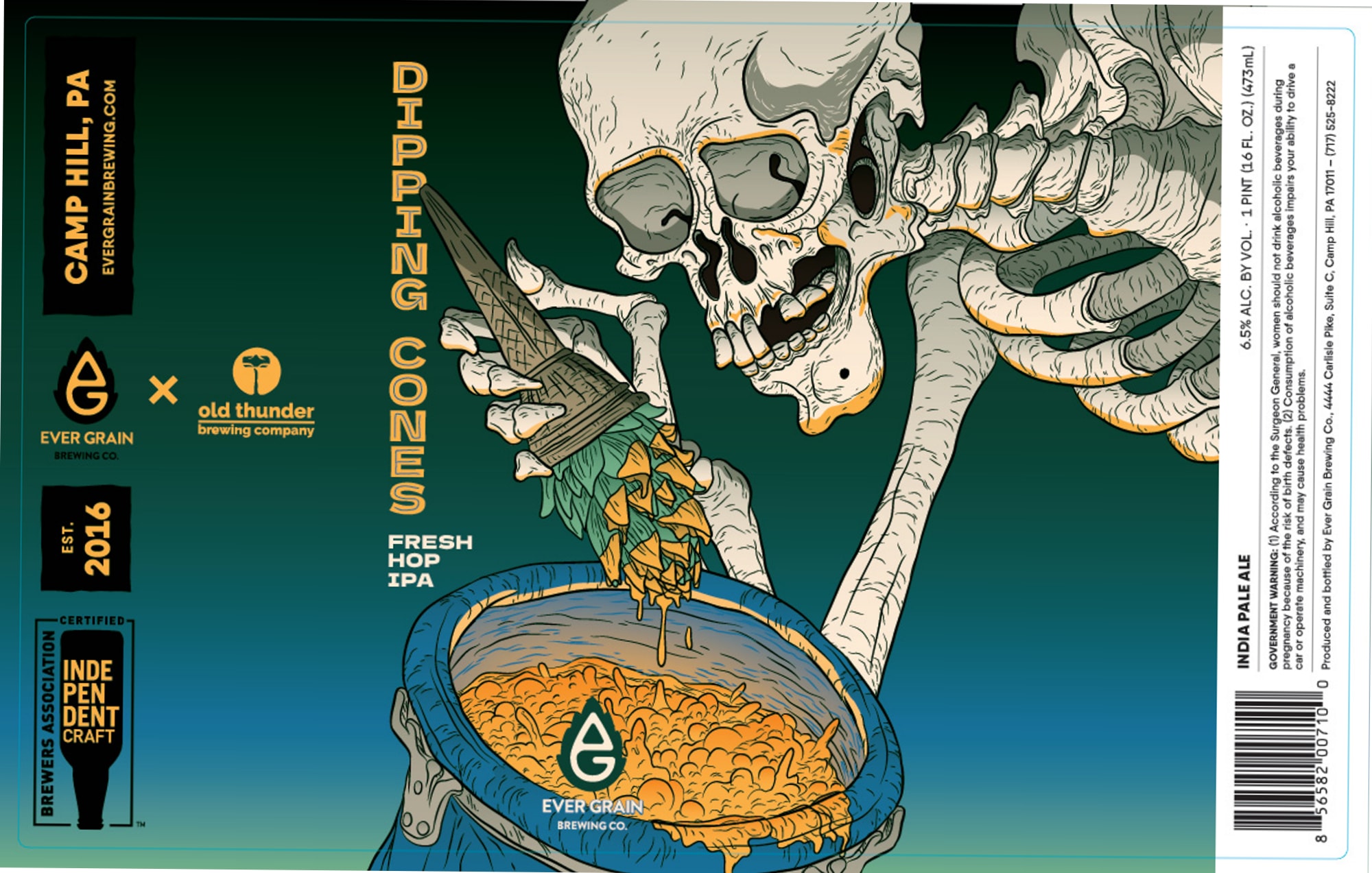 Camp Hill by Ever Grain Brewing Co. - beer label