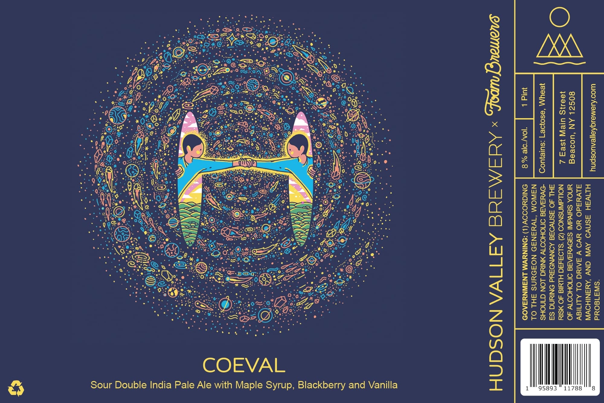 Coeval by Hudson Valley Brewery - beer label