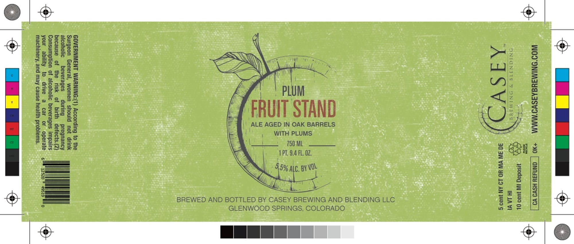 Fruit Stand by Casey Brewing & Blending - beer label