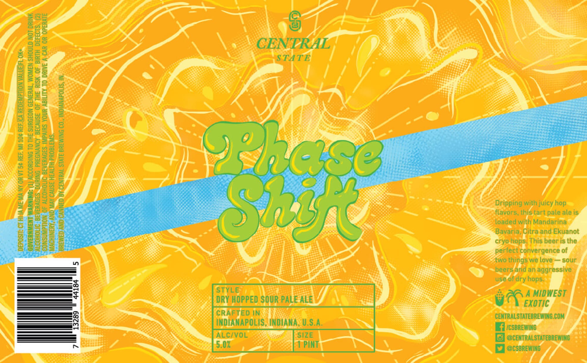 Phase Shift by Central State Brewing - beer label