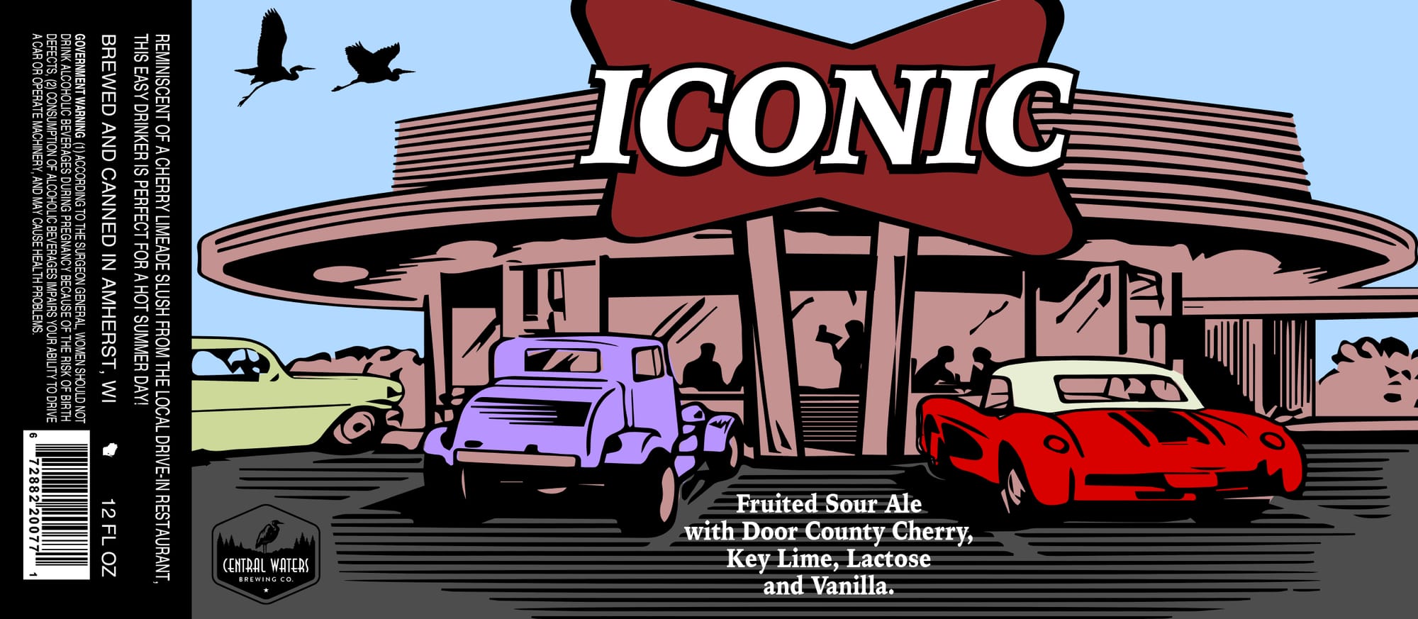Iconic by Central Waters Brewing - beer label
