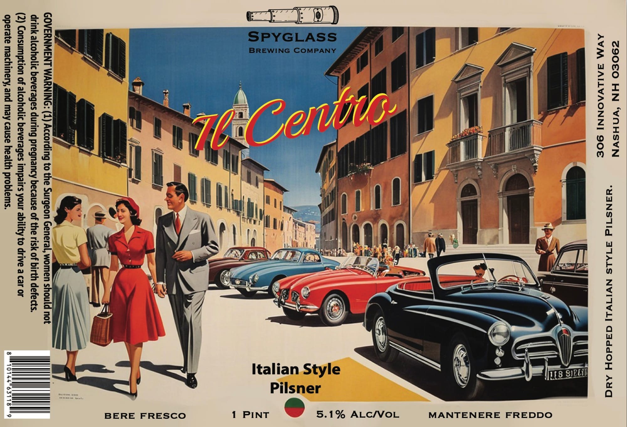 Centris by Spyglass Brewing Company - beer label