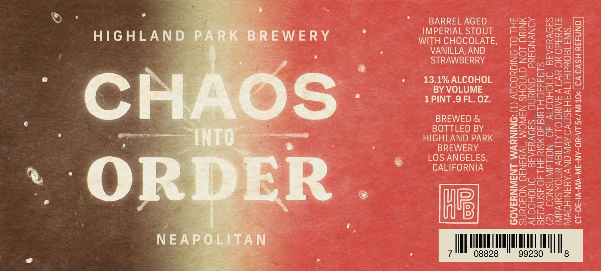 Chaos Into Order by Highland Park Brewery - beer label