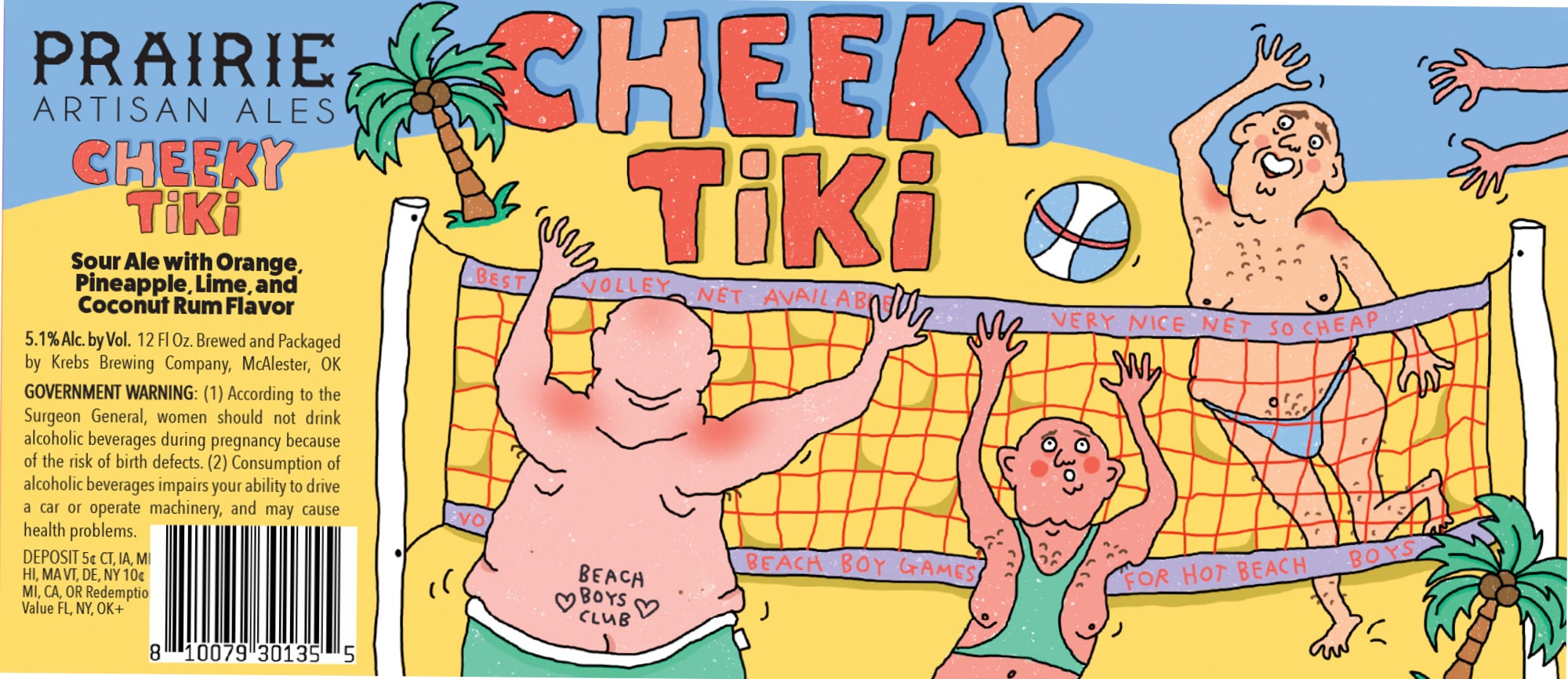 Cheeky Tiki by Prairie Artisan Ales - beer label