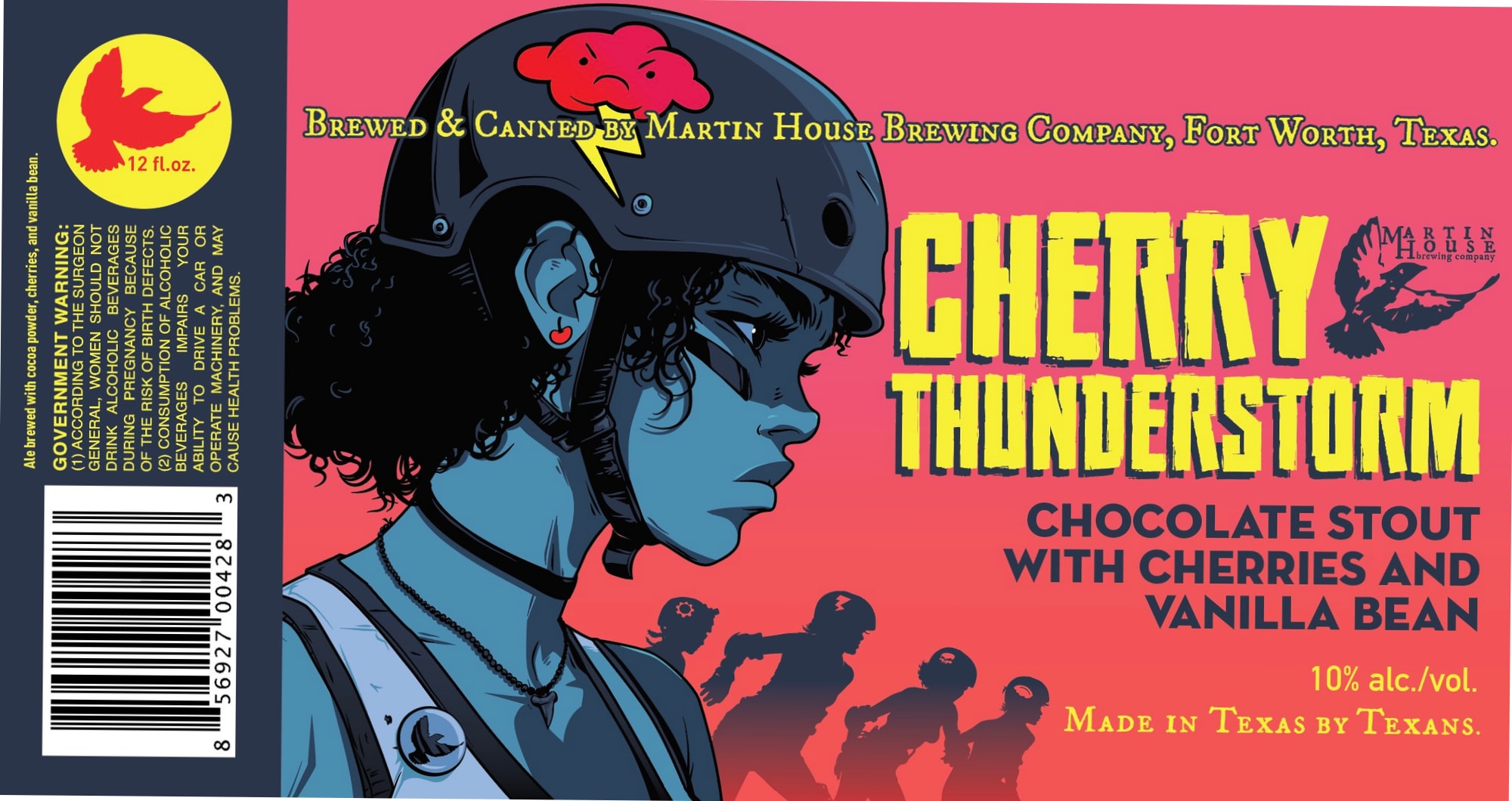 Cherry Thunderstorm by Martin House Brewing Company - beer label