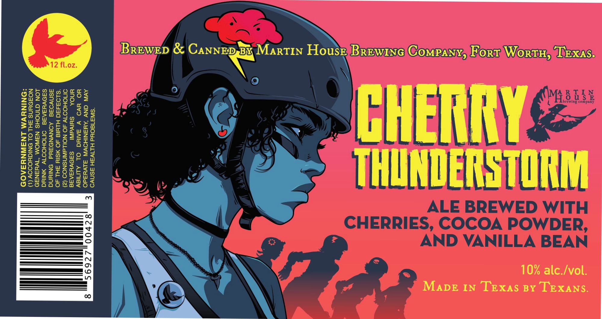 Cherry Thunderstorm by Martin House Brewing Company - beer label