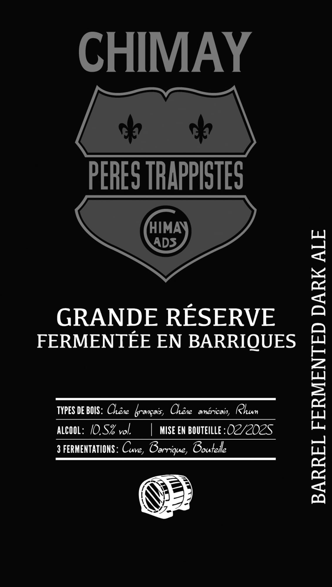 Grande Réserve by Chimay - beer label