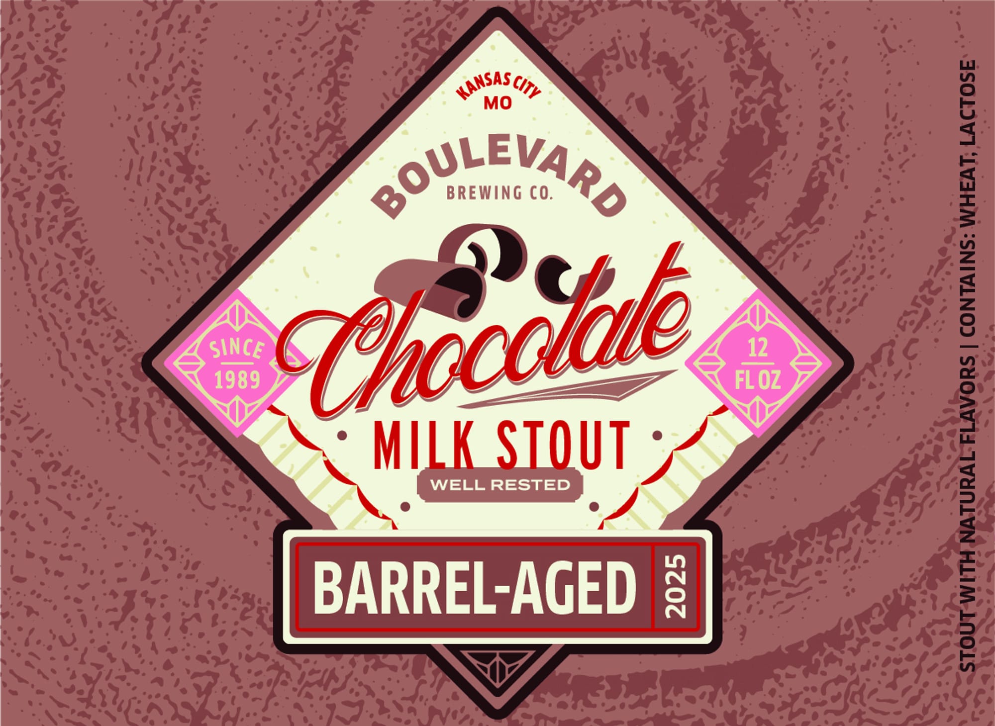 Chocolate Milk Stout by Boulevard Brewing Co. - beer label