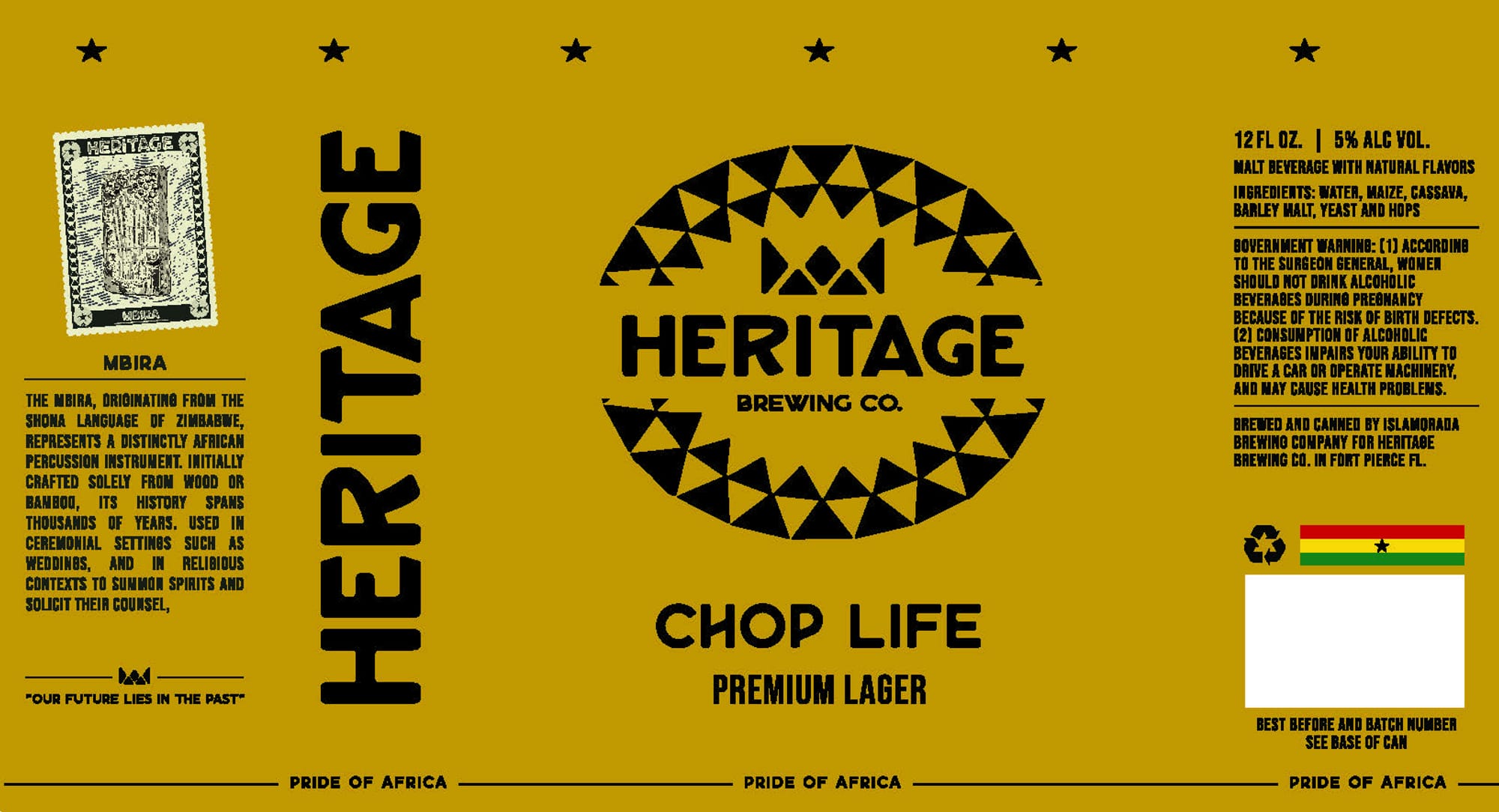Chop Life by Heritage Brewing Co. - beer label