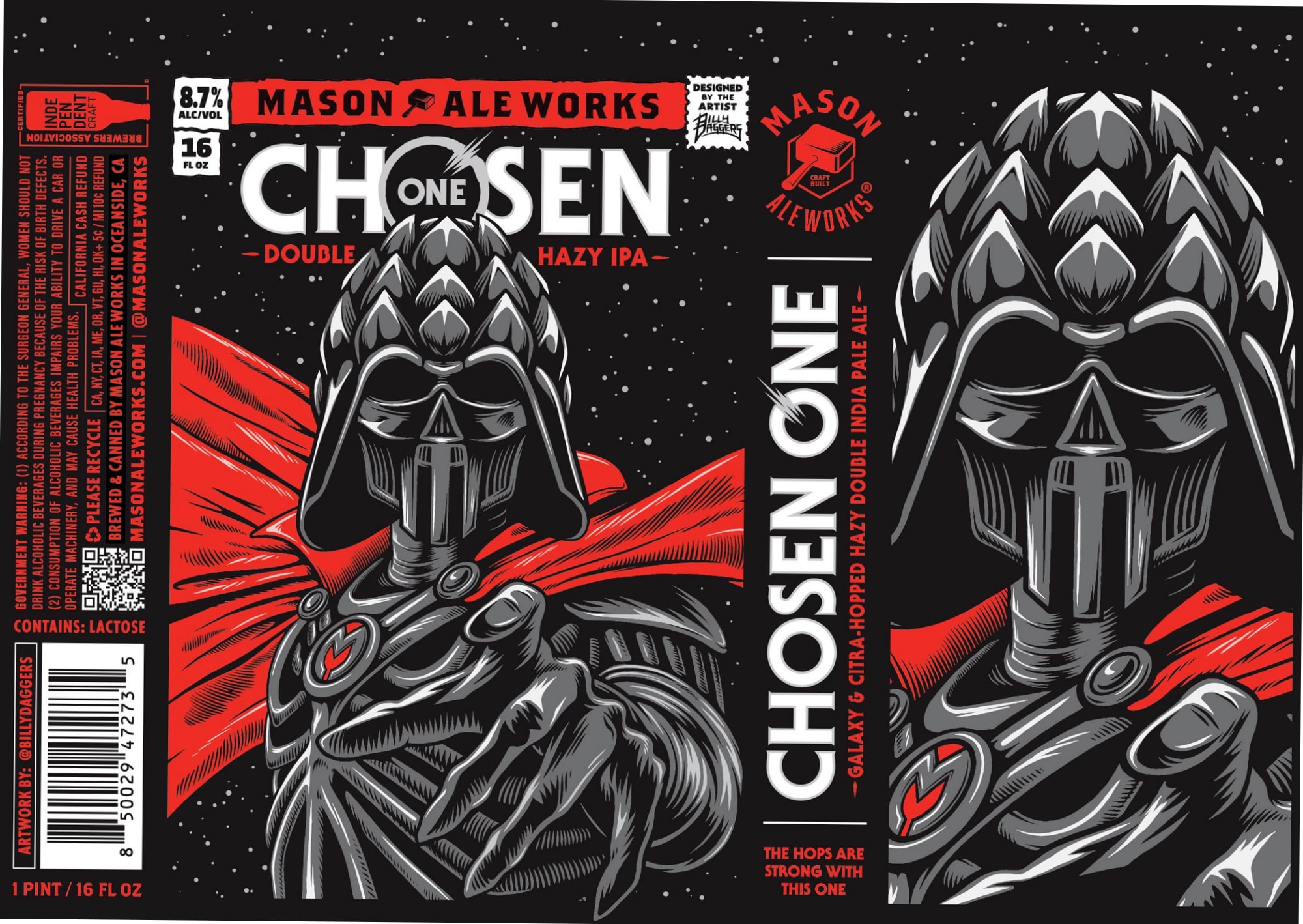 Chosen One by Mason Aleworks - beer label