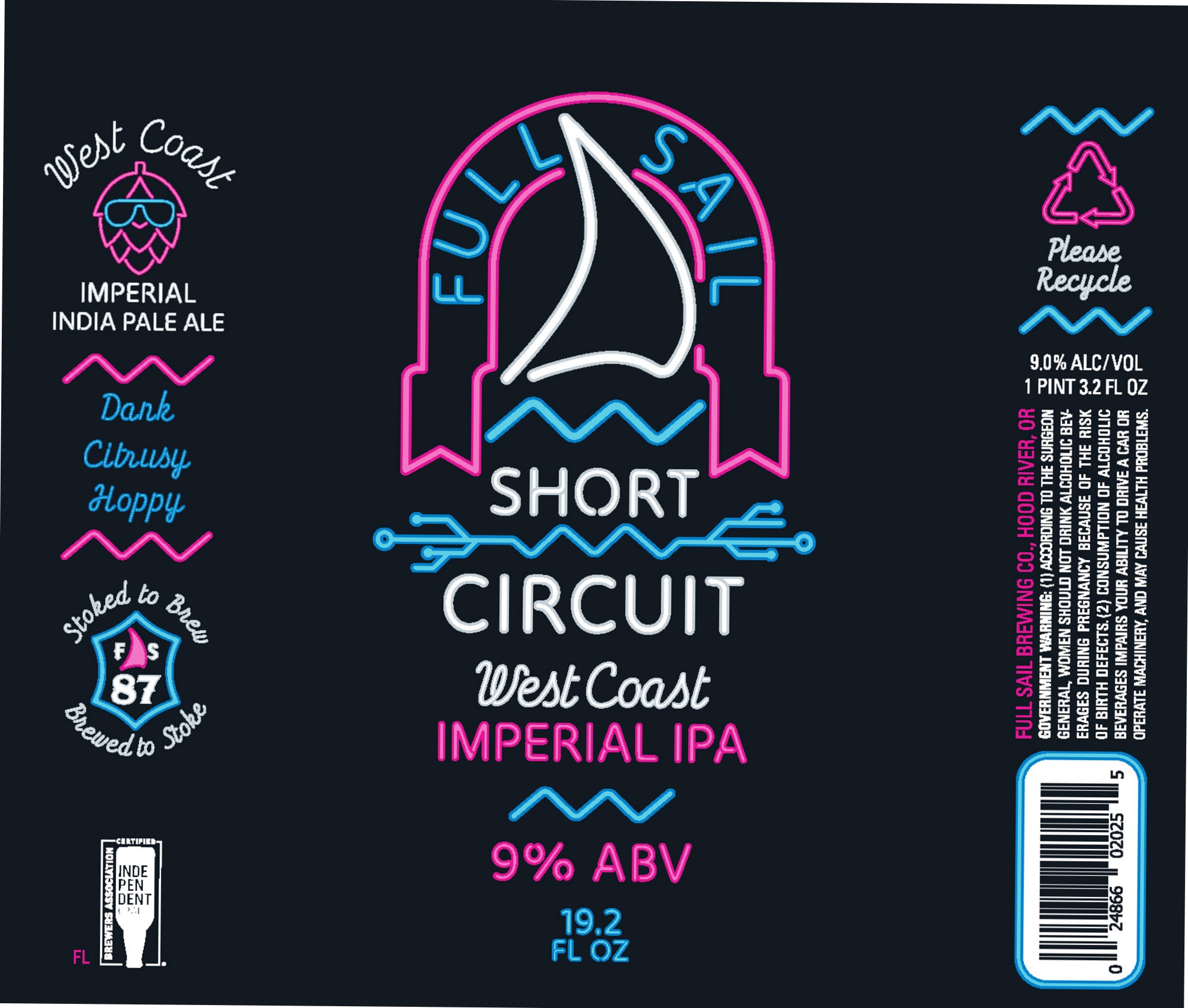 Circuit by Full Sail Brewing Co. - beer label