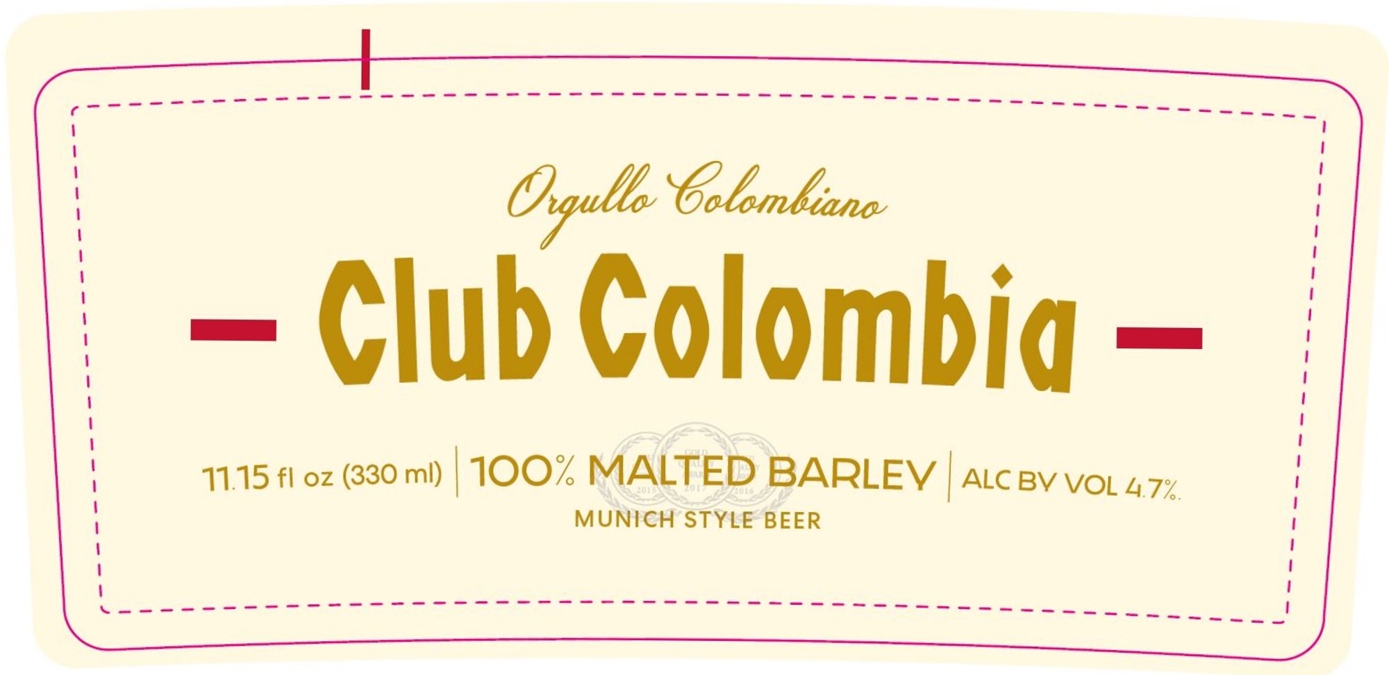 Club Colombia by Bavaria S.A. - beer label