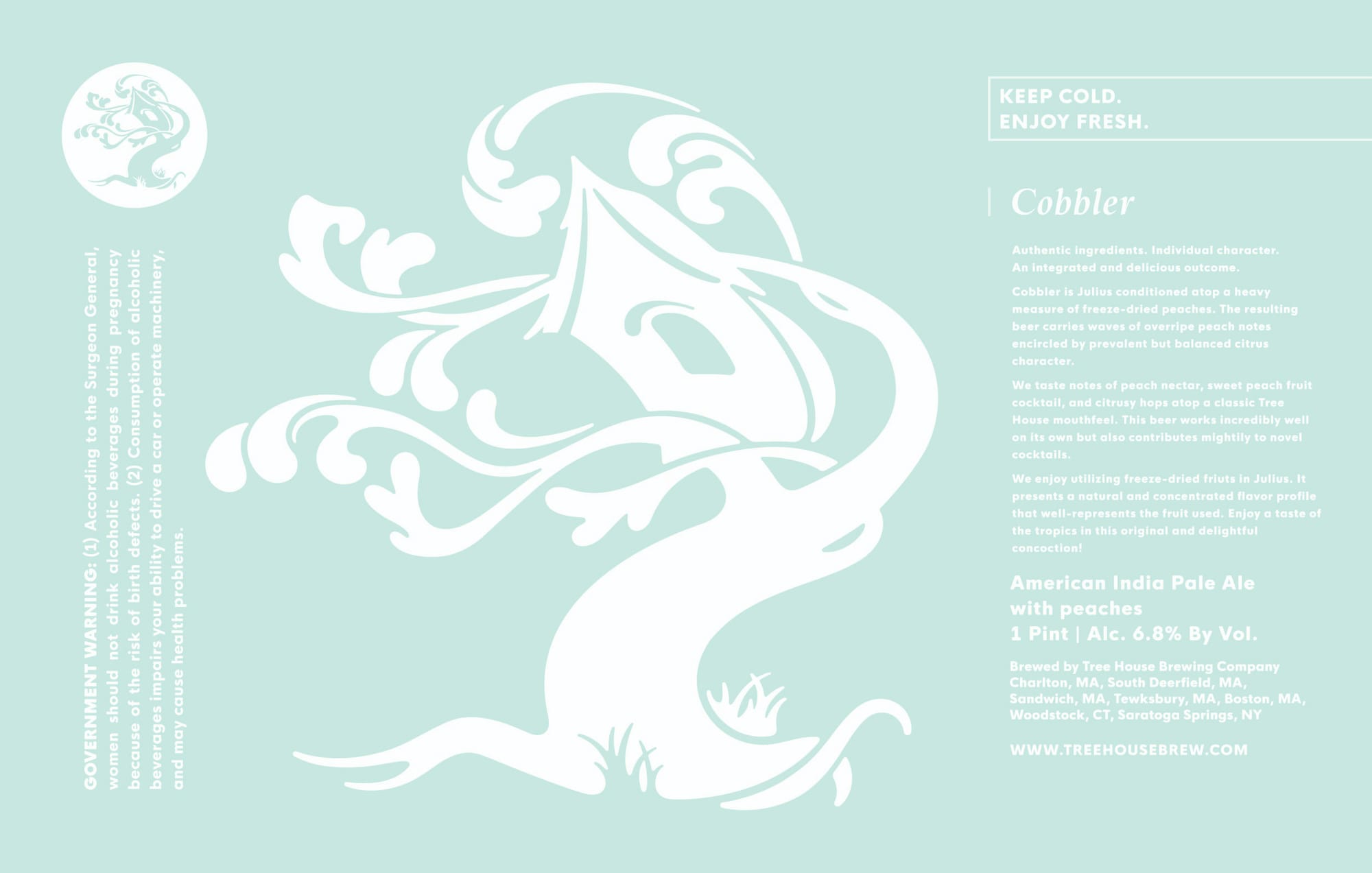 Cobbler by Tree House Brewing Company - beer label