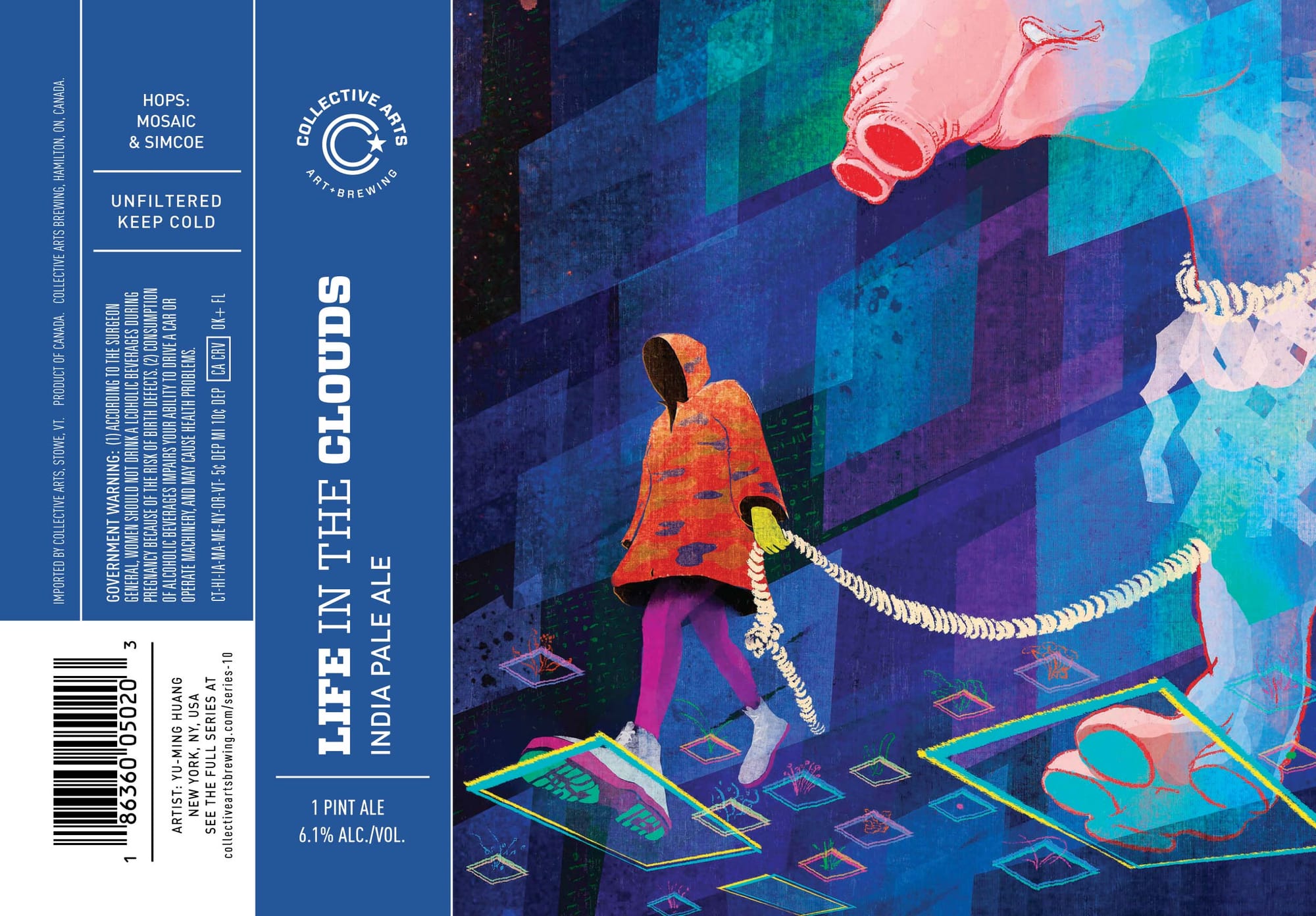 Life in the Clouds by Collective Arts Brewing - beer label