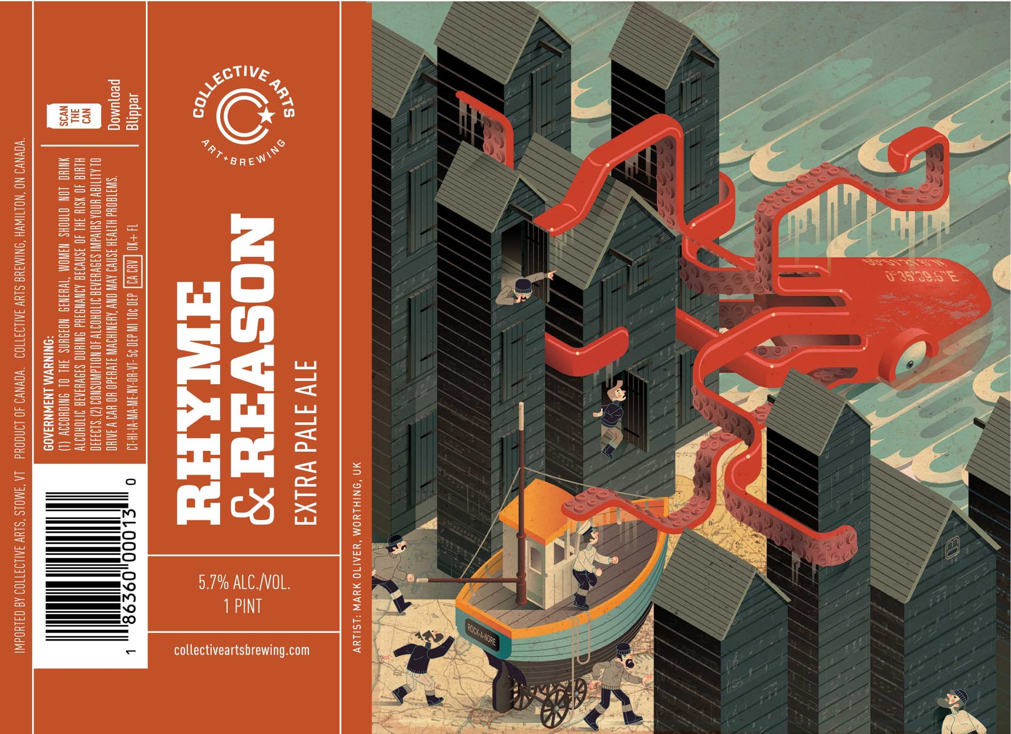 Rhyme & Reason by Collective Arts Brewing - beer label