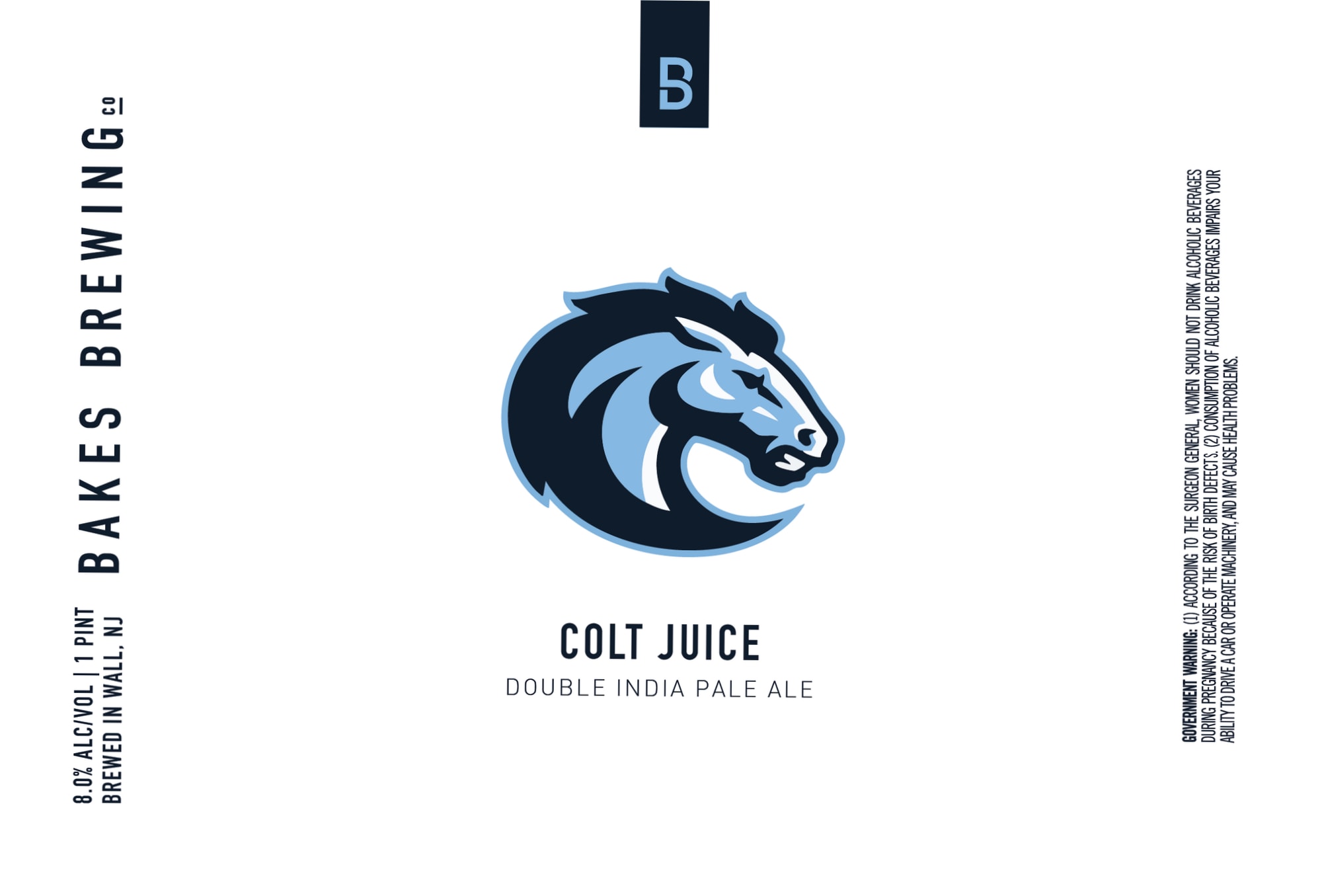 Colt Juice by Bakes Brewing - beer label