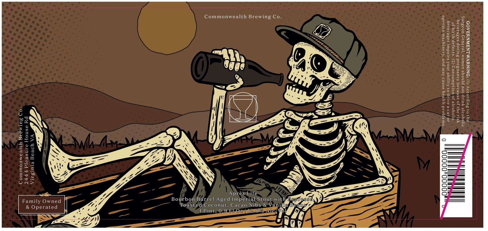 Après Life by Commonwealth Brewing Co. - beer label