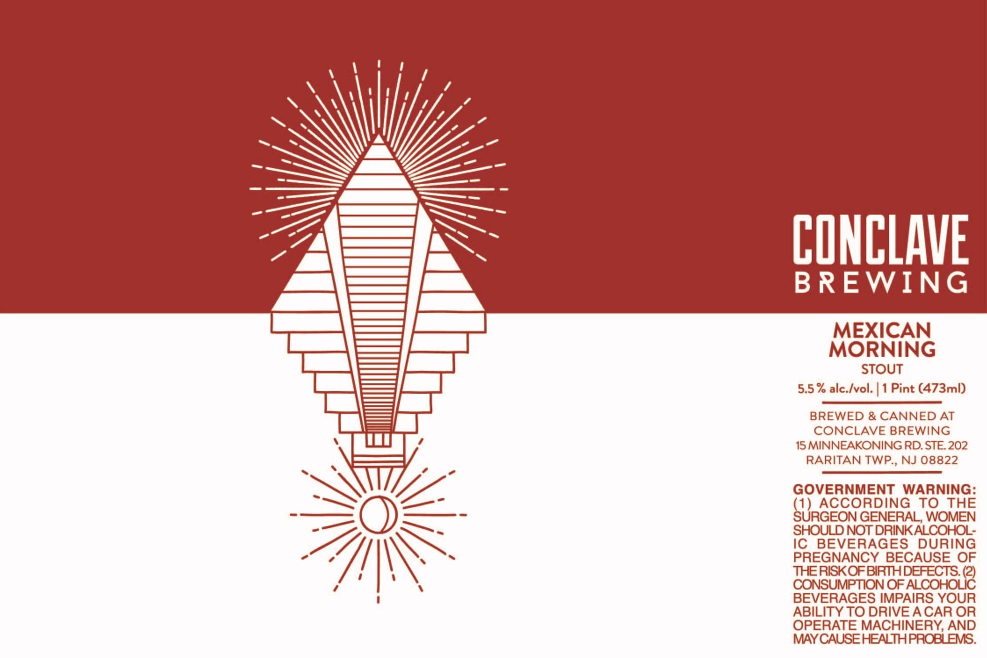 Mexican Morning by Conclave Brewing - beer label