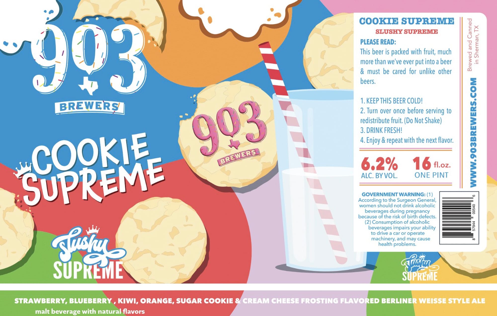 Cookie Supreme by 903 Brewers - beer label