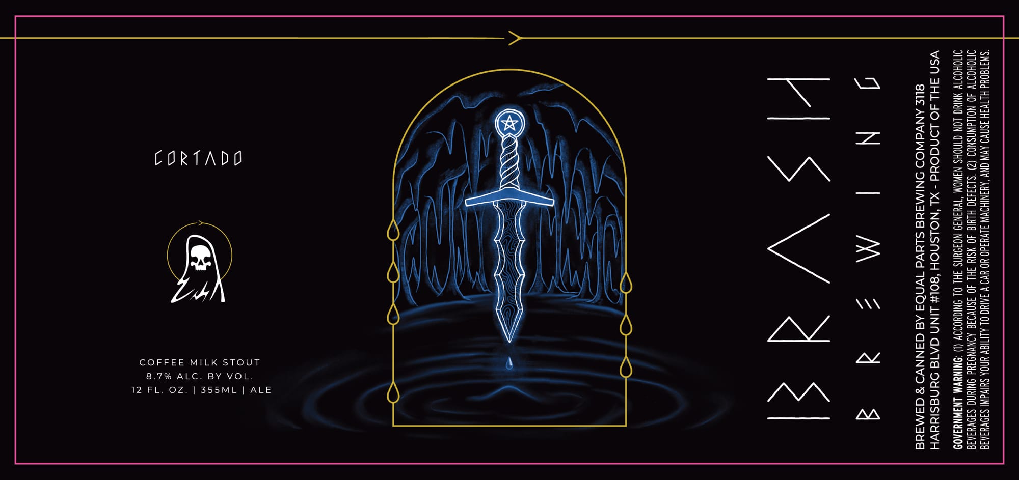 Cortado by Parts & Equal Brewing Company - beer label