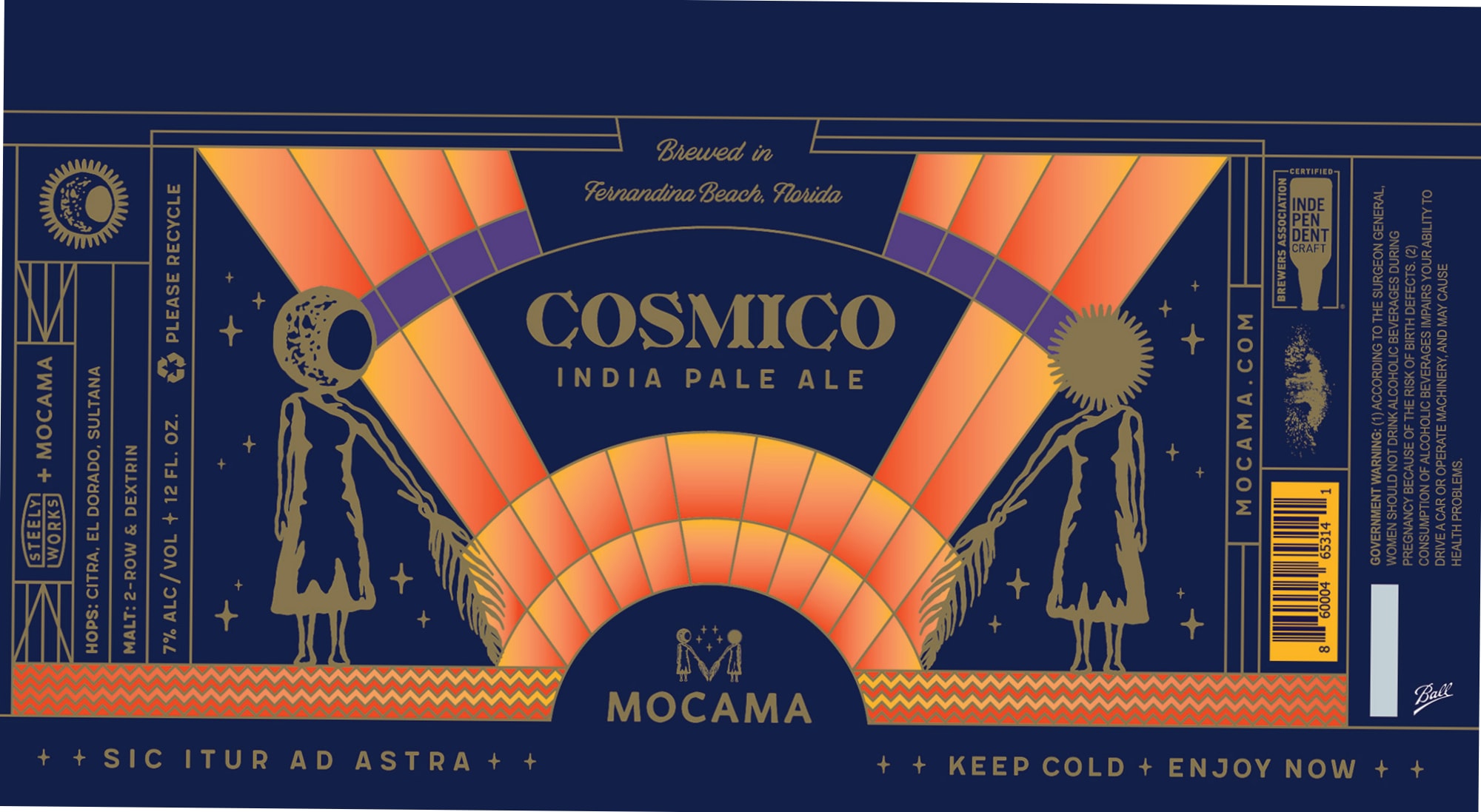 Cosmico by Mocama Beer Company - beer label