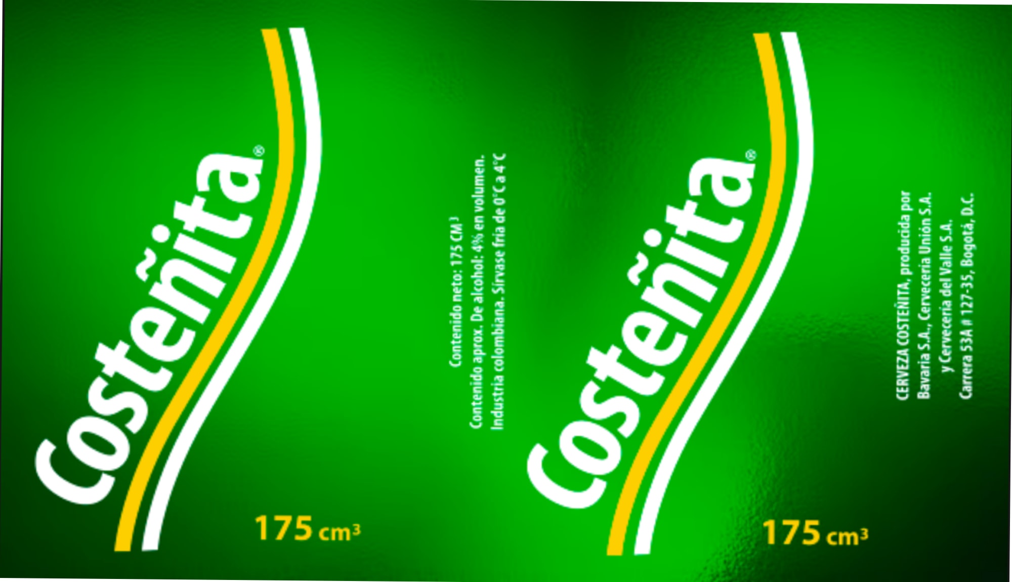 Costeñita by Bavaria S.A. - beer label