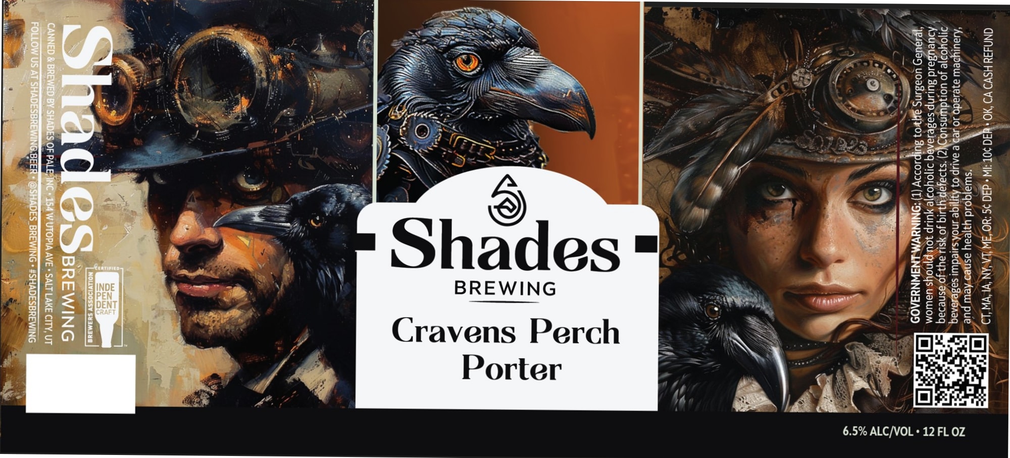 Cravens Perch by Shades Brewing - beer label