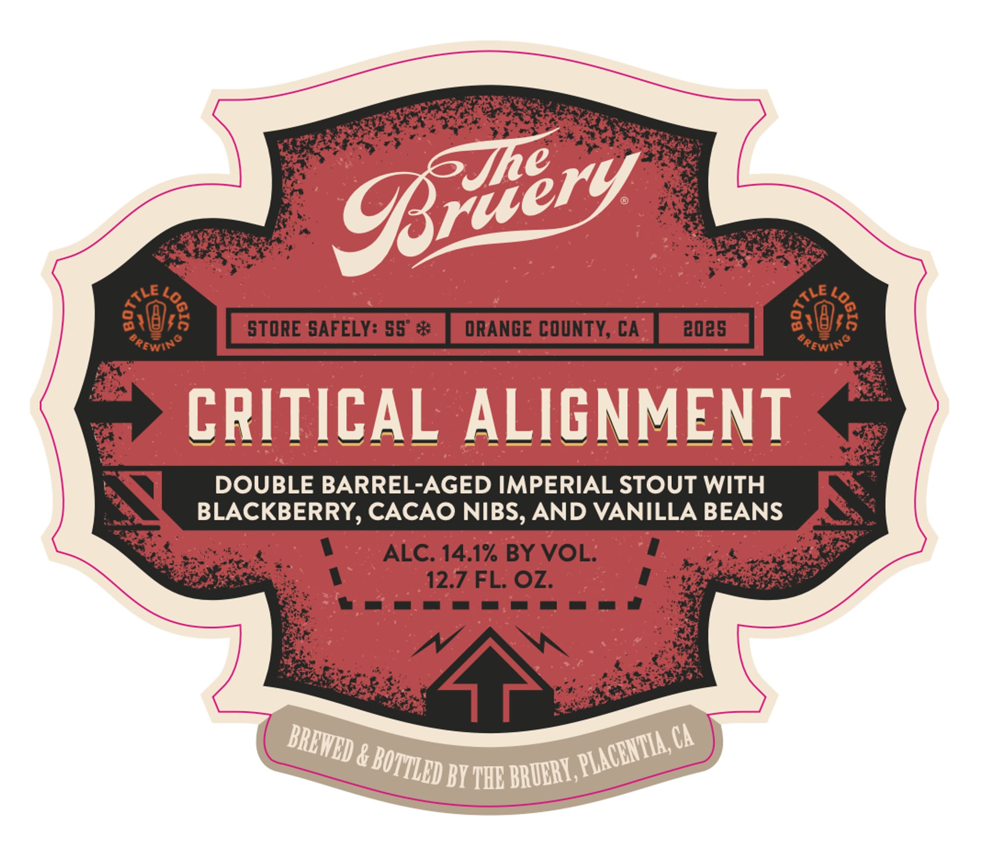 Critical Alignment by The Bruery - beer label