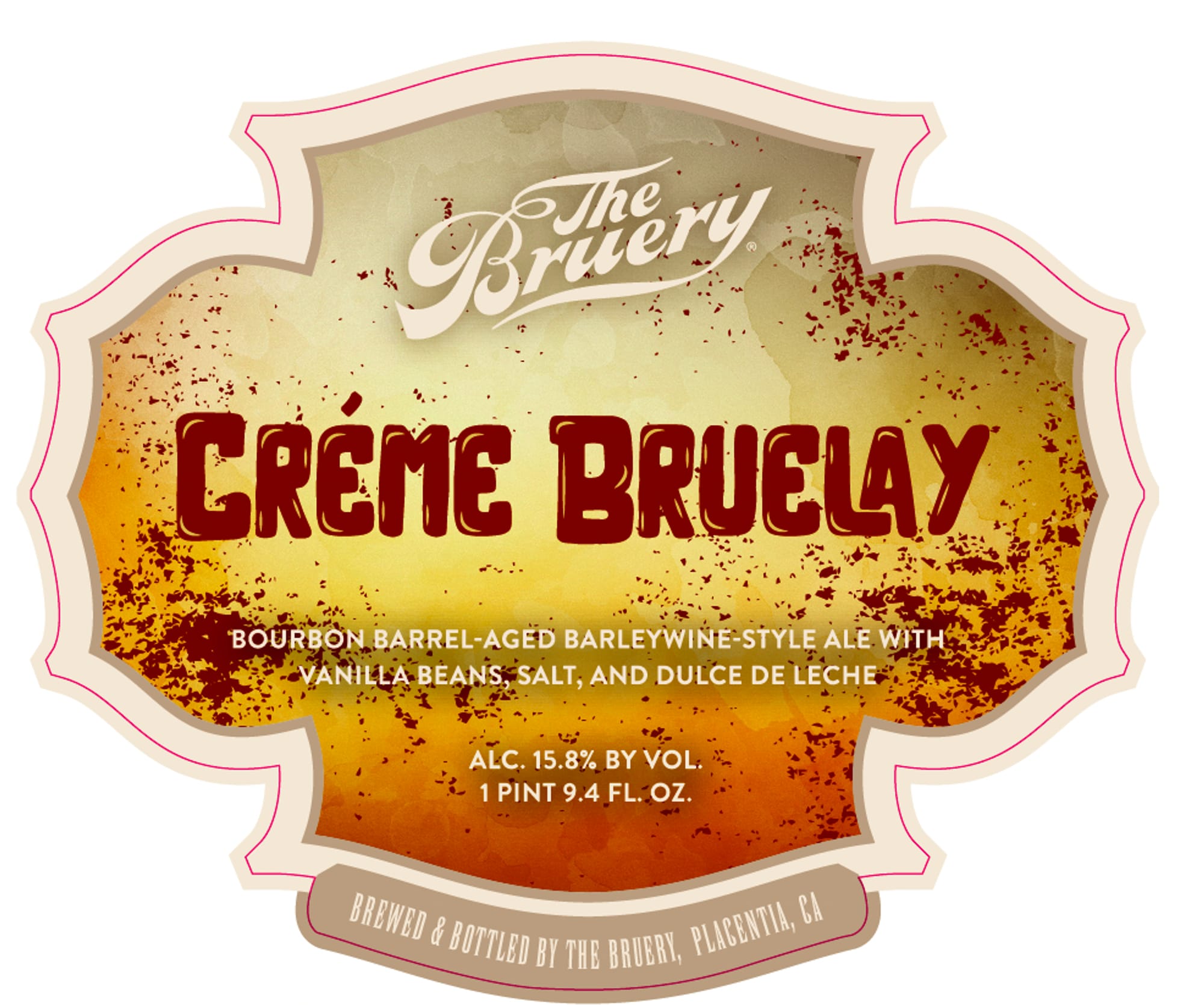Crème Brulelay by The Bruery - beer label