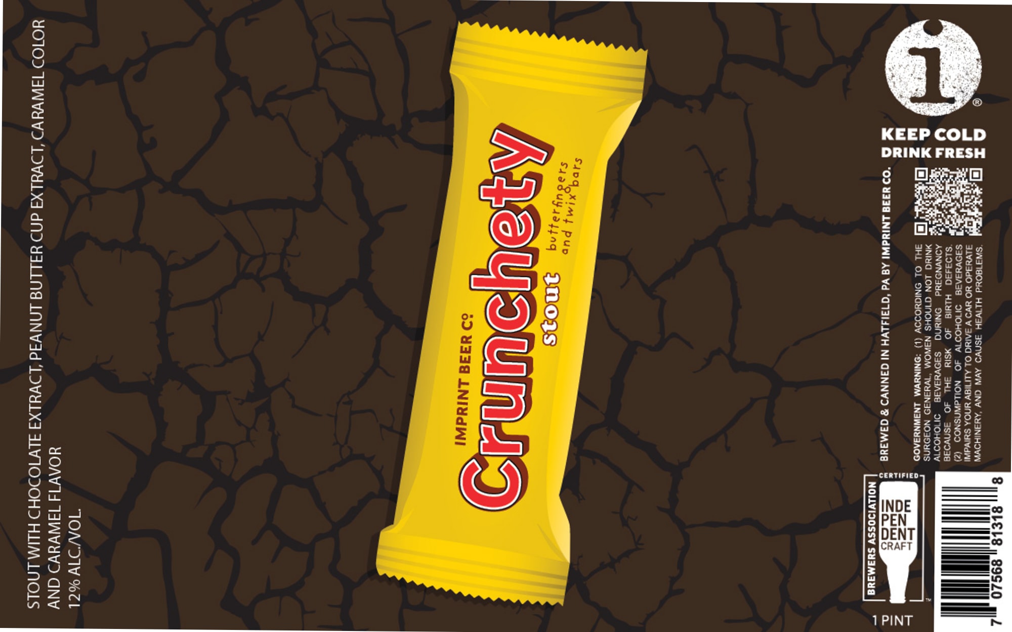 Crunchy by Imprint Beer Co. - beer label