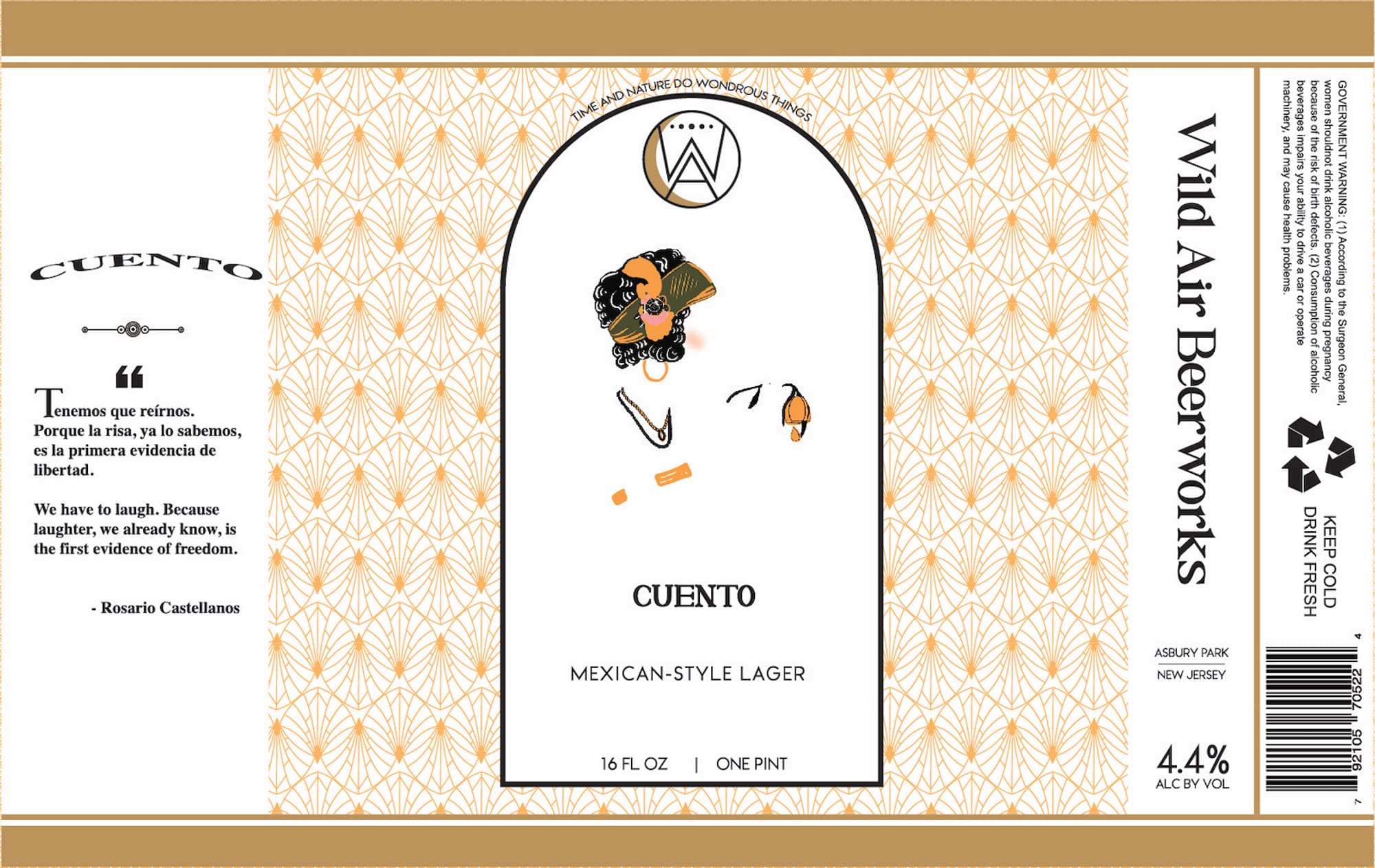 Cuento by Asbury Park Beerworks - beer label