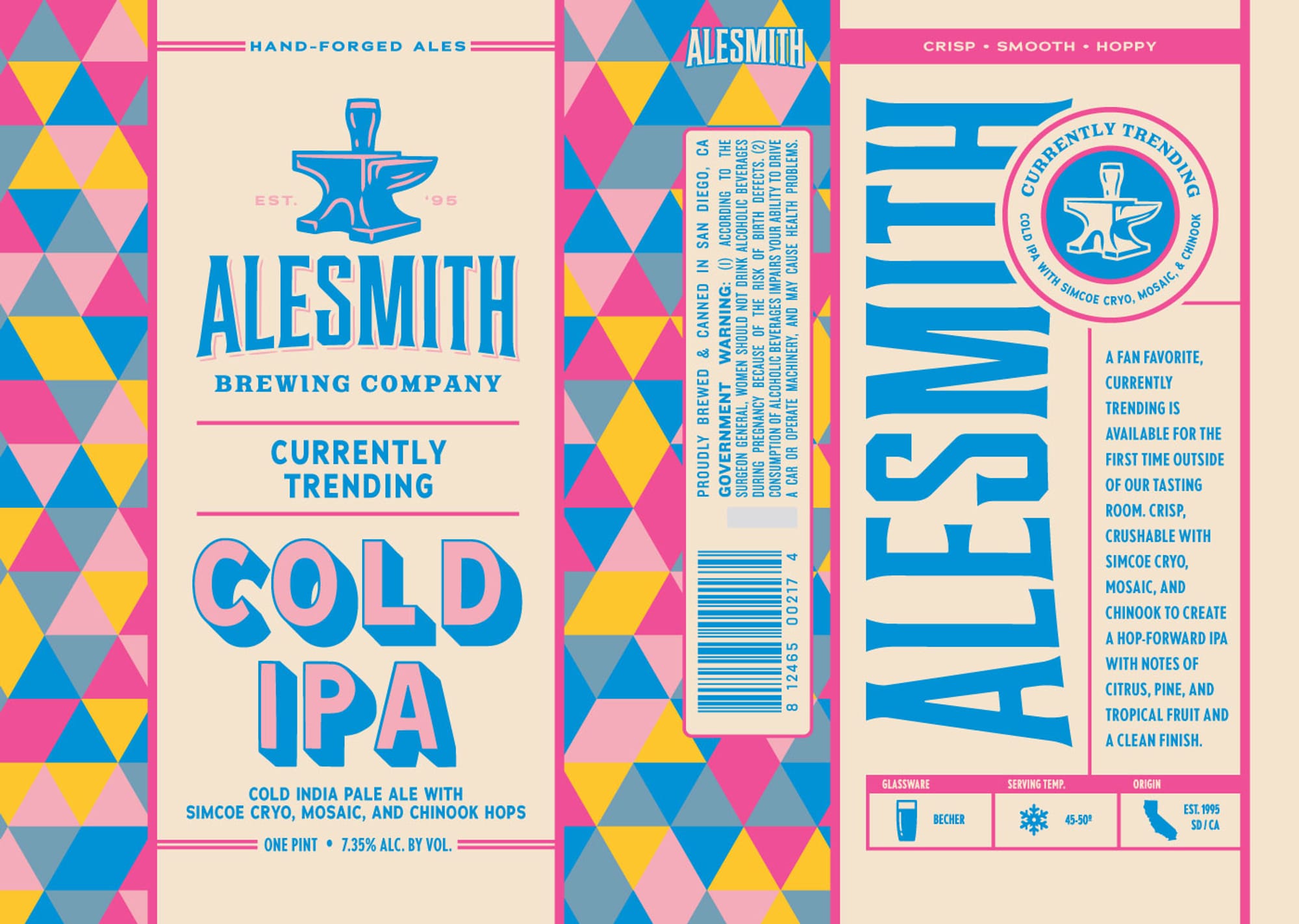 Currently Trending Cold IPA by Alesmith Brewing Company - beer label