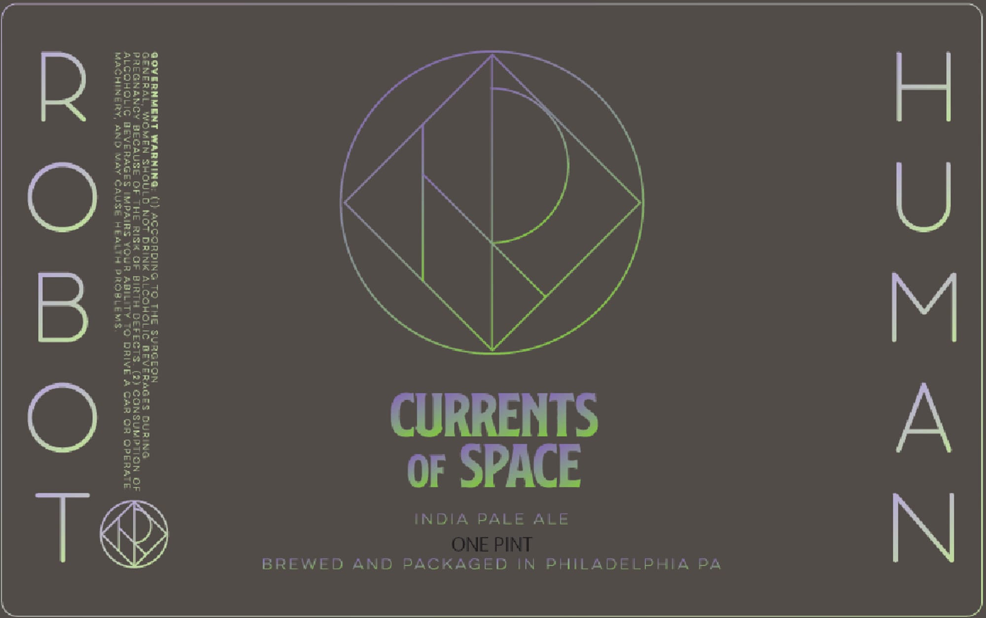 Currents of Space by Robot Human - beer label