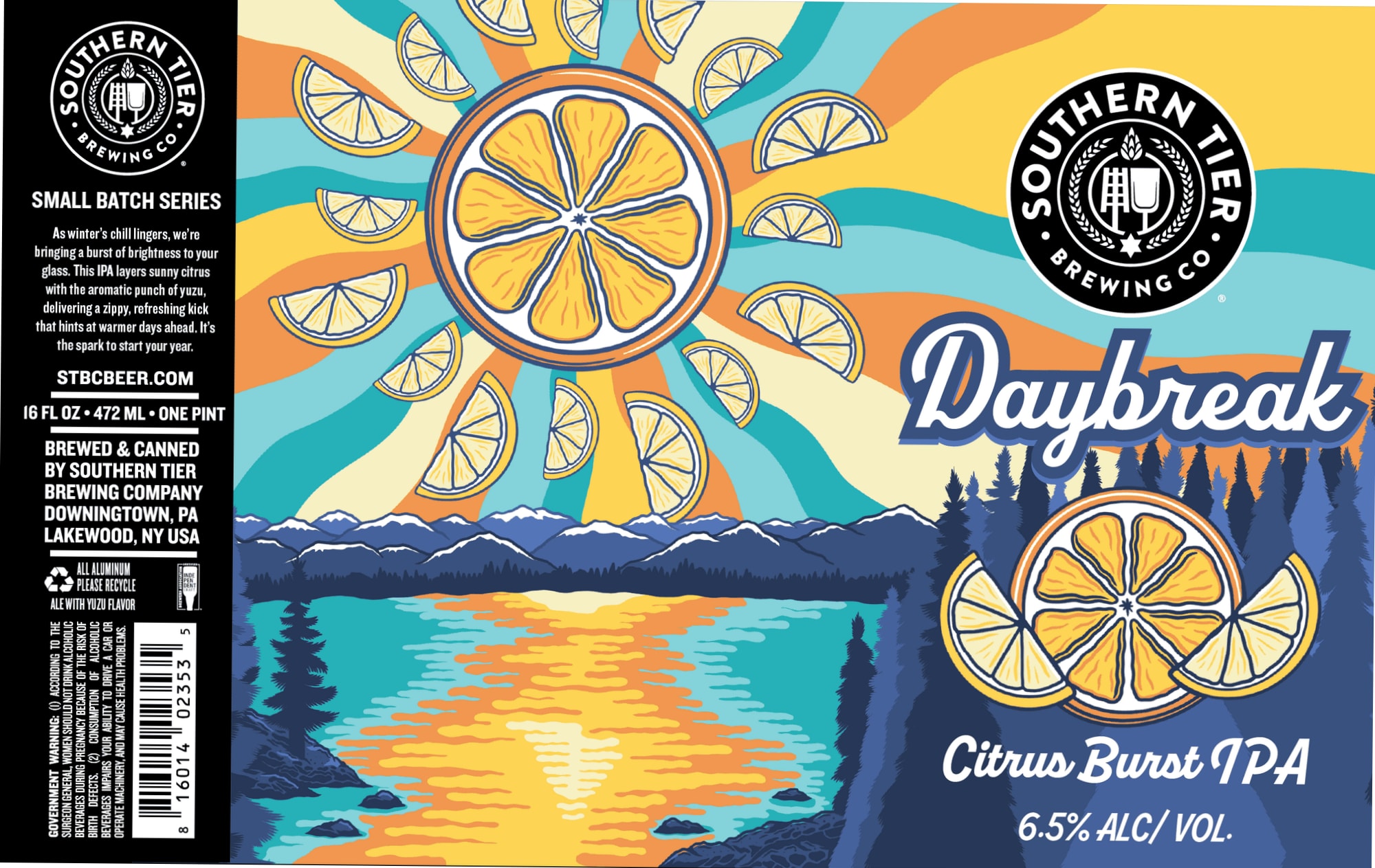Daybreak by Southern Tier Brewing Company - beer label