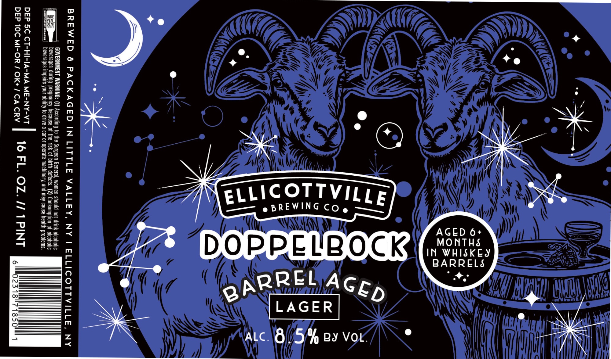 Doppelbock by Ellicottville Brewing Co. - beer label