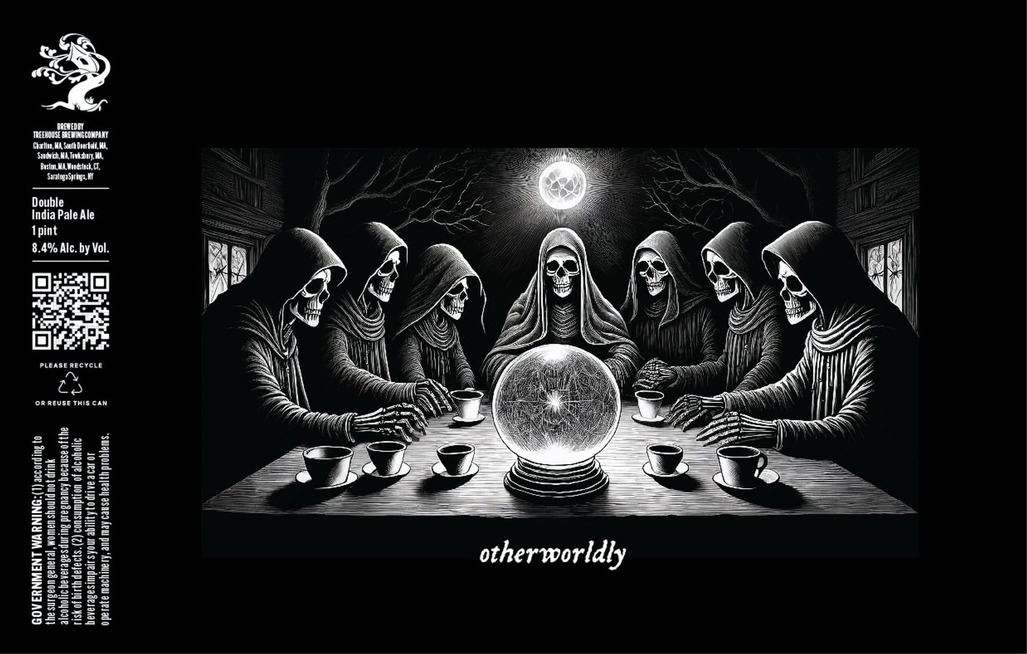 Double India Pale Ale by Otherworldly Brewing Company - beer label