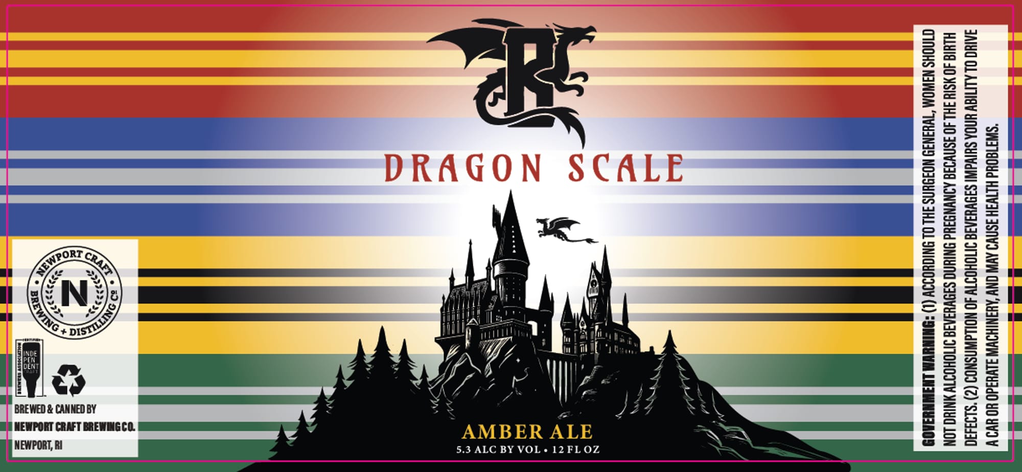 Dragon Scale by Newport Craft Brewing & Distilling Co. - beer label