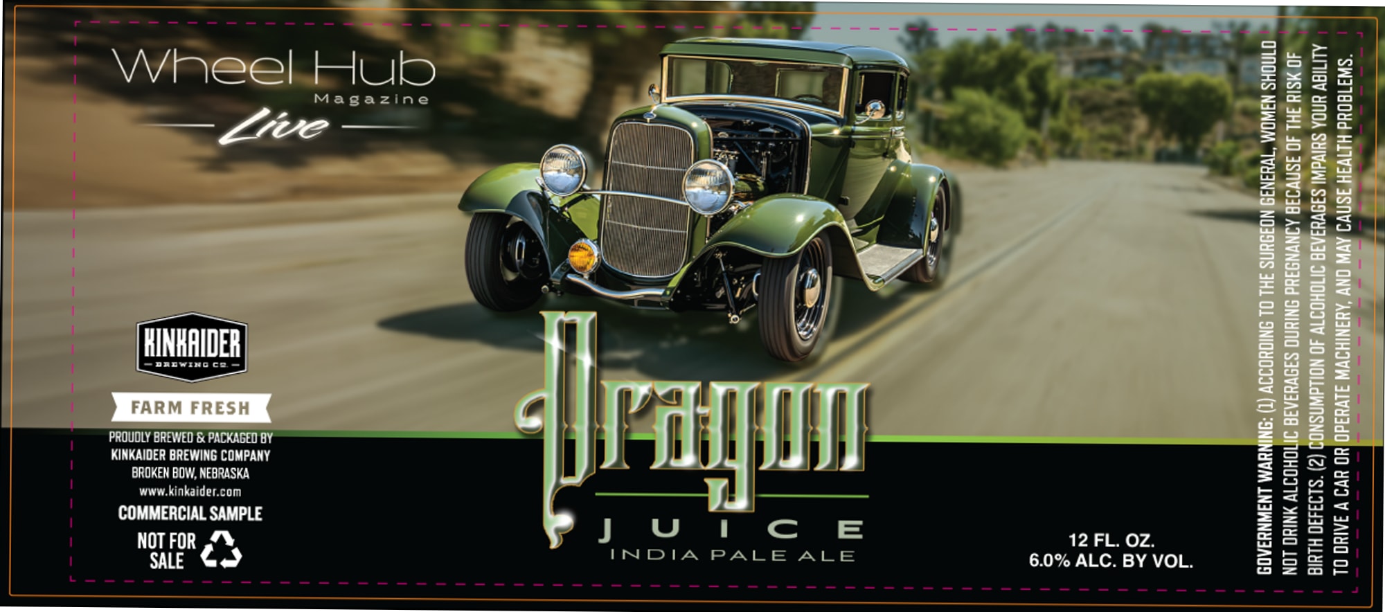 Drayton Juice by Kinkaider Brewing Co. - beer label