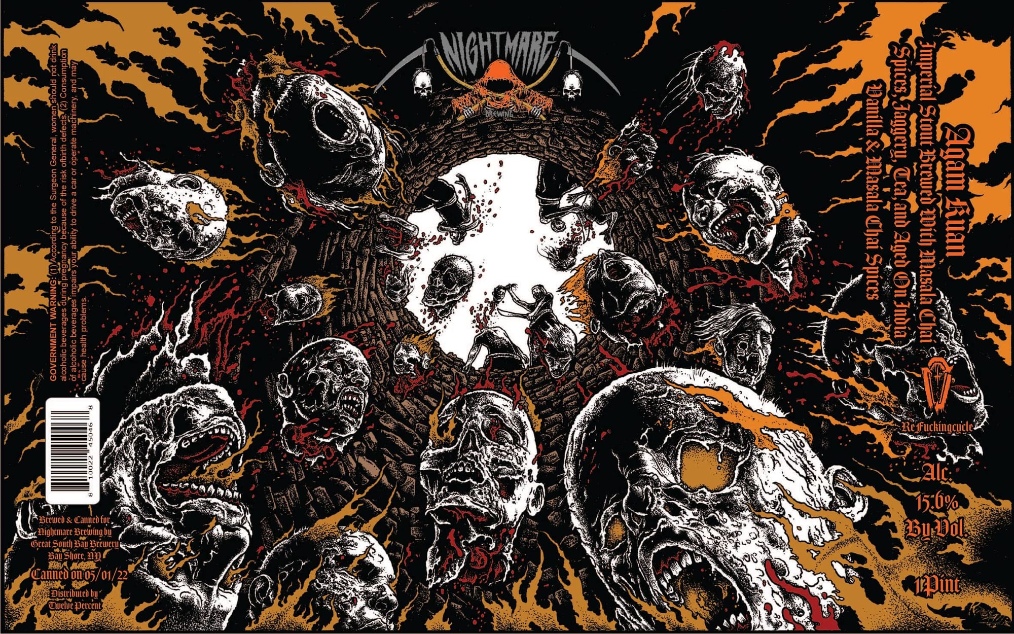 Dream Flum by Nightmare Brewing - beer label