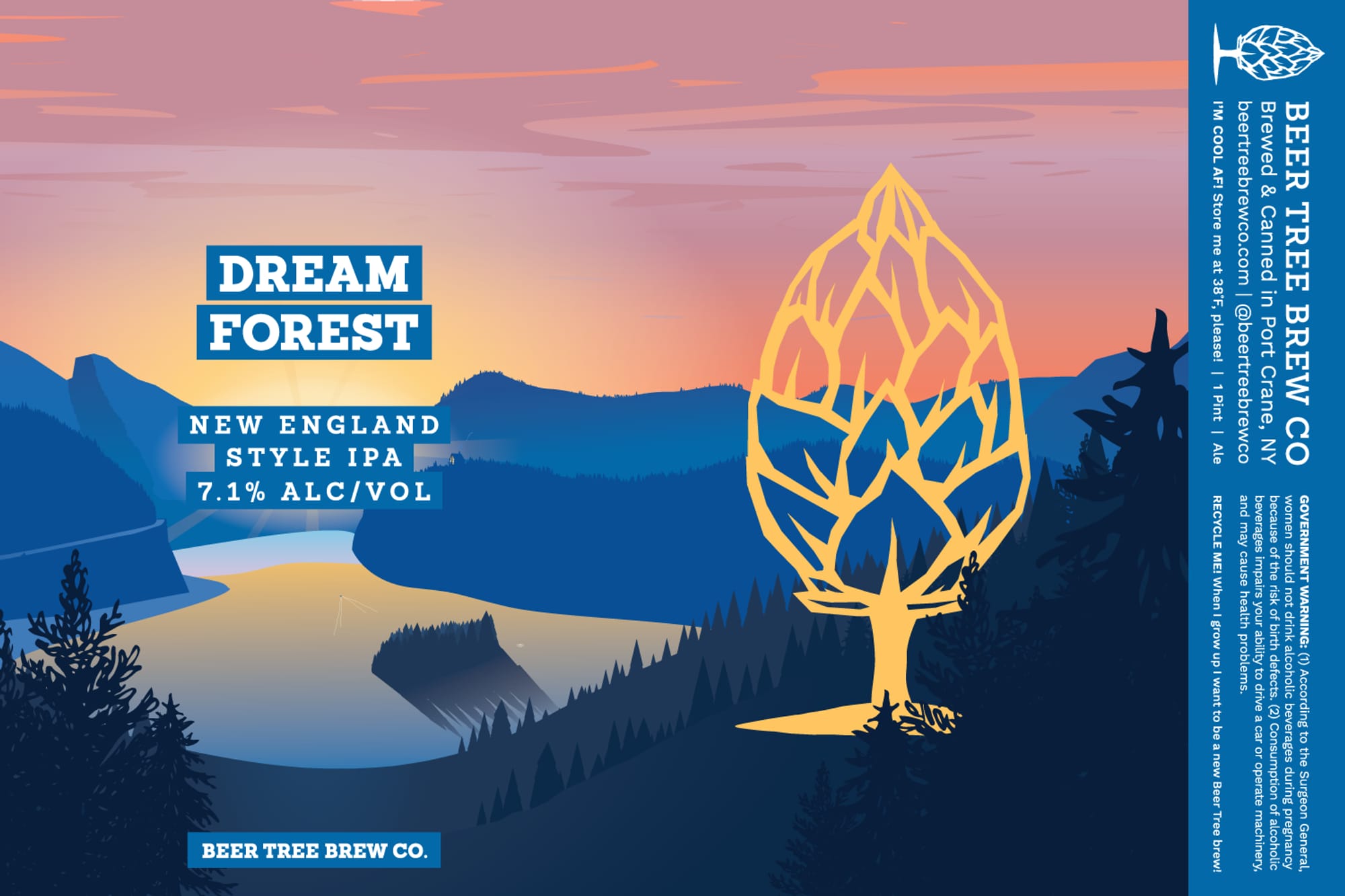 Dream Forest by Beer Tree Brew Co. - beer label